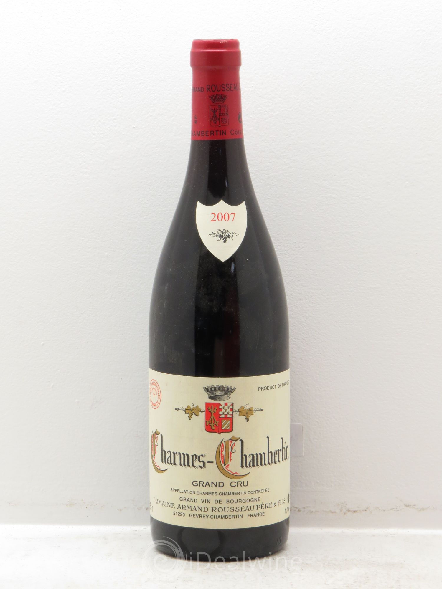 Charmes-Chambertin Grand Cru Armand Rousseau (Domaine) 2007 - Lot de 1 bouteille - 0
