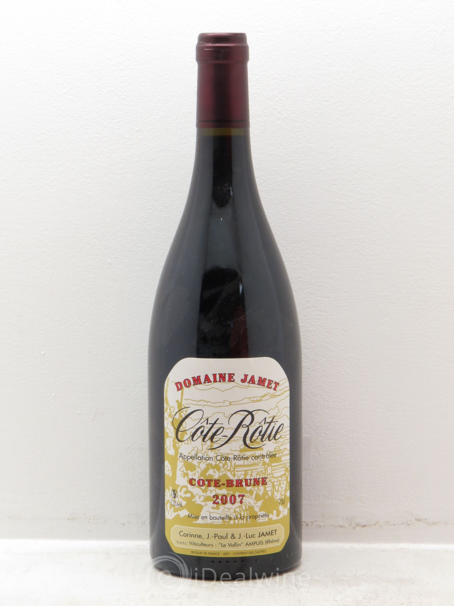 Côte-Rôtie Côte Brune Jamet (Domaine) 2007 - Lot de 1 bouteille - 0