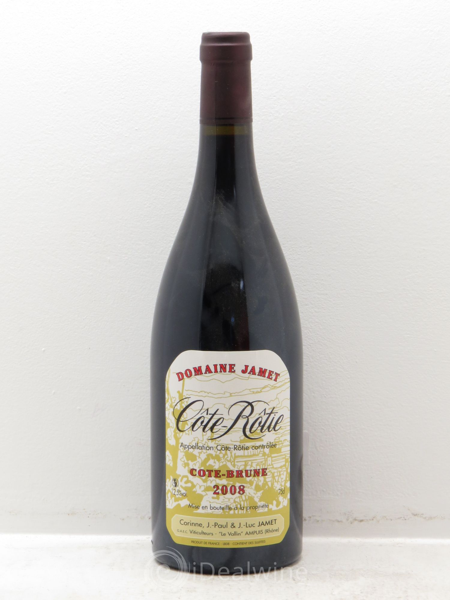 Côte-Rôtie Côte Brune Jamet (Domaine) 2008 - Lot de 1 bouteille - 0