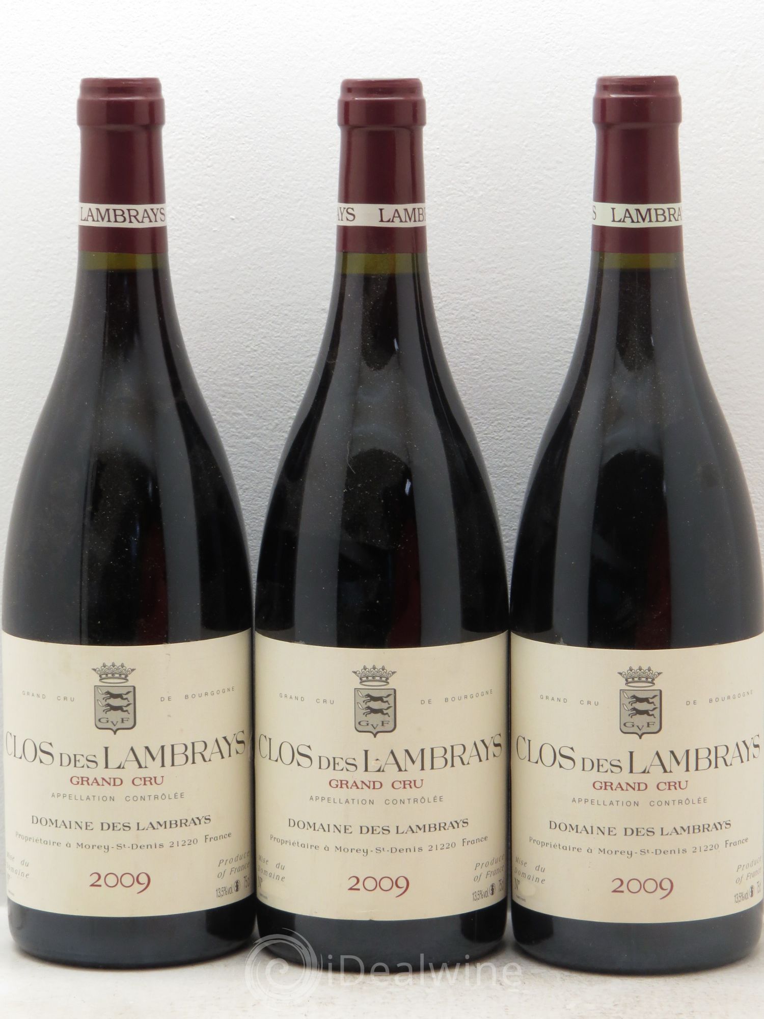 Clos des Lambrays Grand Cru Domaine des Lambrays 2009 - Lot de 3 bouteilles - 0