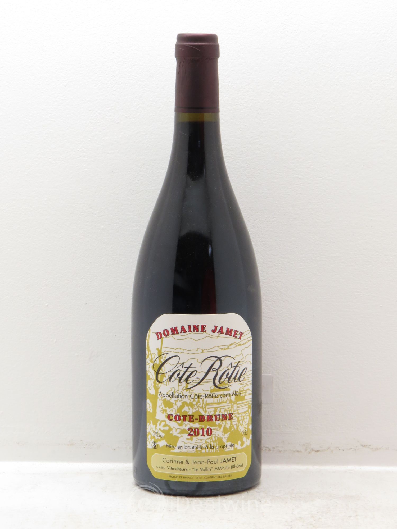 Côte-Rôtie Côte Brune Jamet (Domaine) 2010 - Lot de 1 bouteille - 0