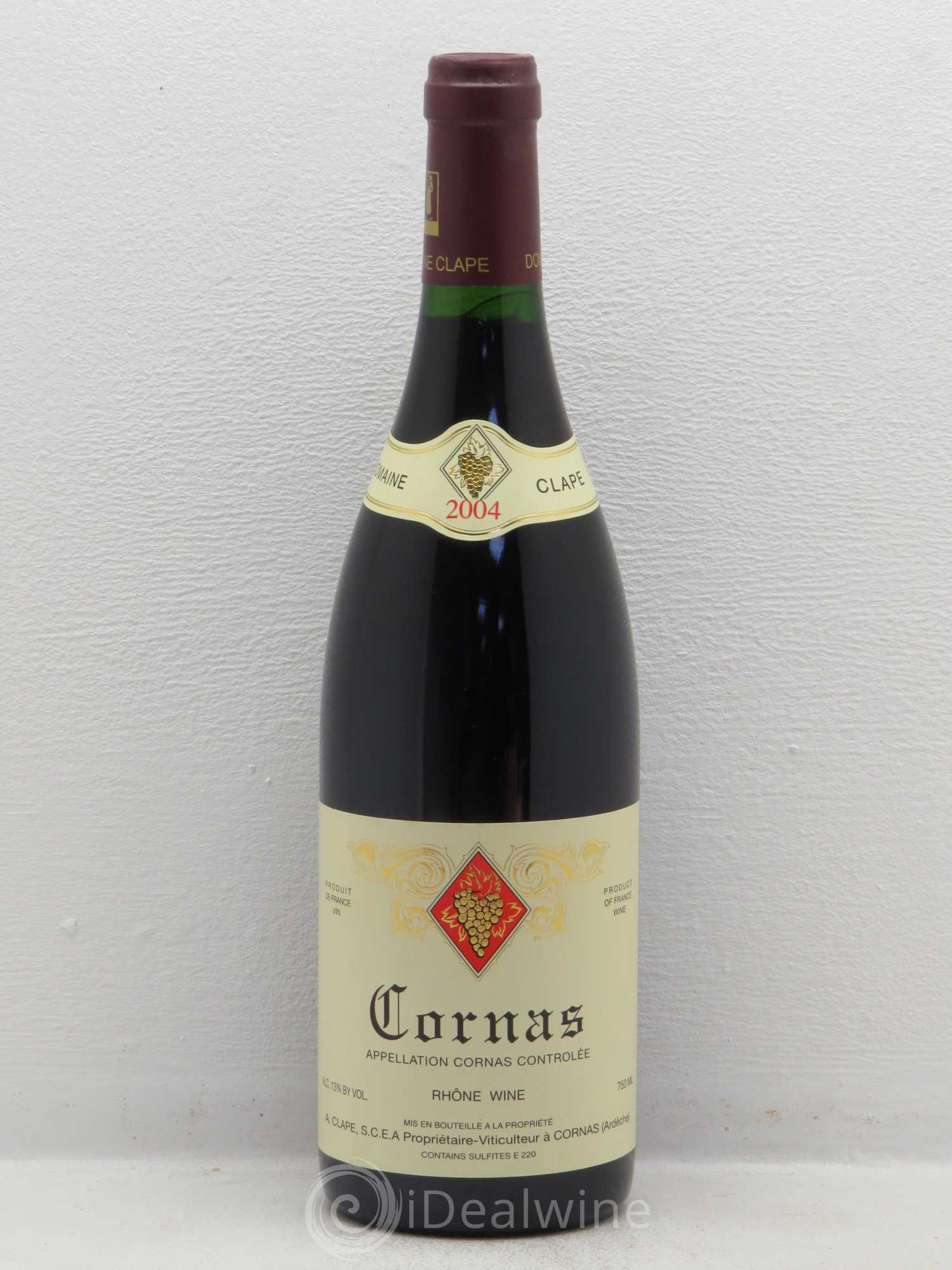 Cornas Auguste Clape 2004 - Lot de 1 bouteille - 0