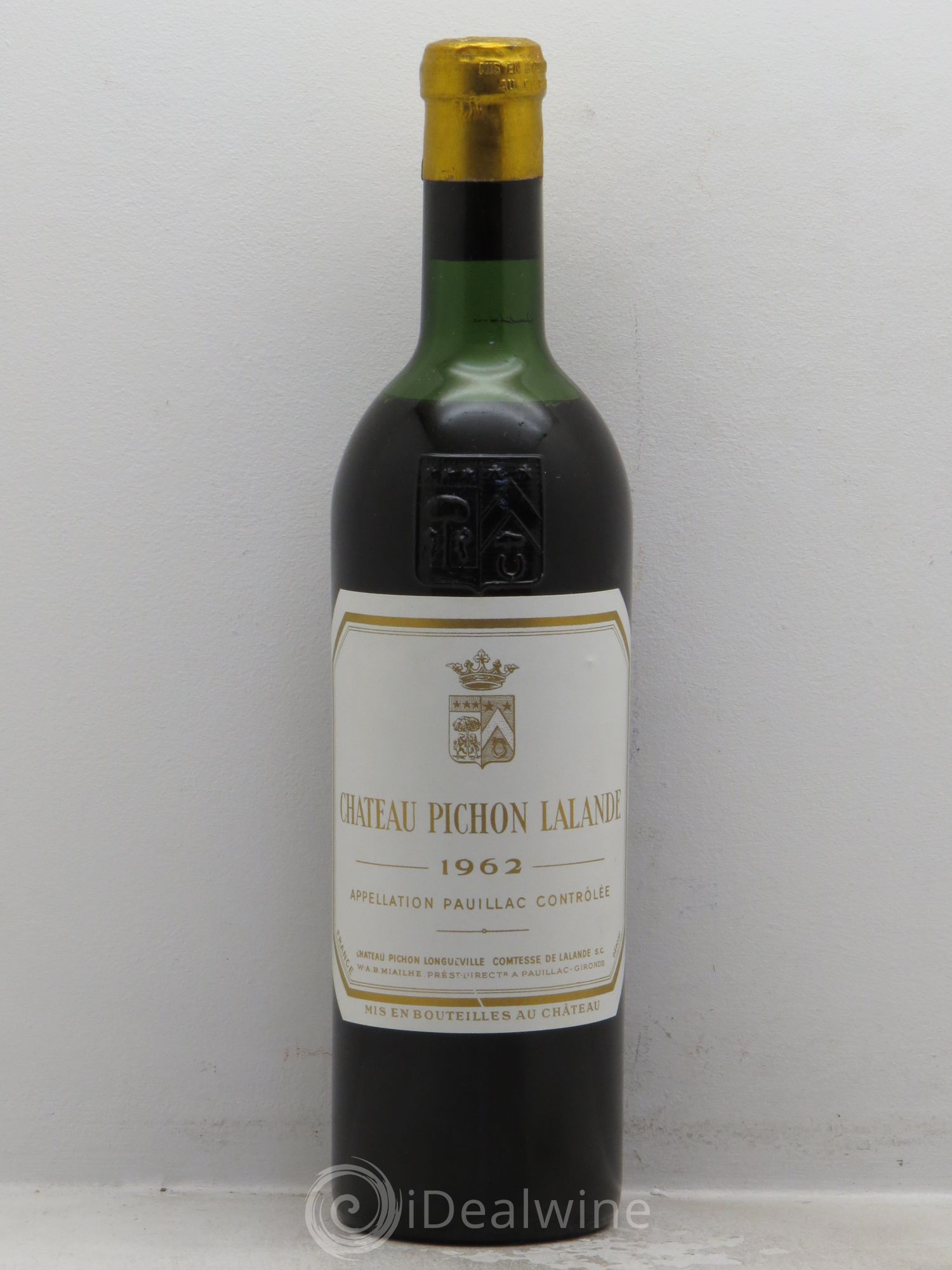 Château Pichon Longueville Comtesse de Lalande 2ème Grand Cru Classé 1962 - Lot de 1 bouteille - 0