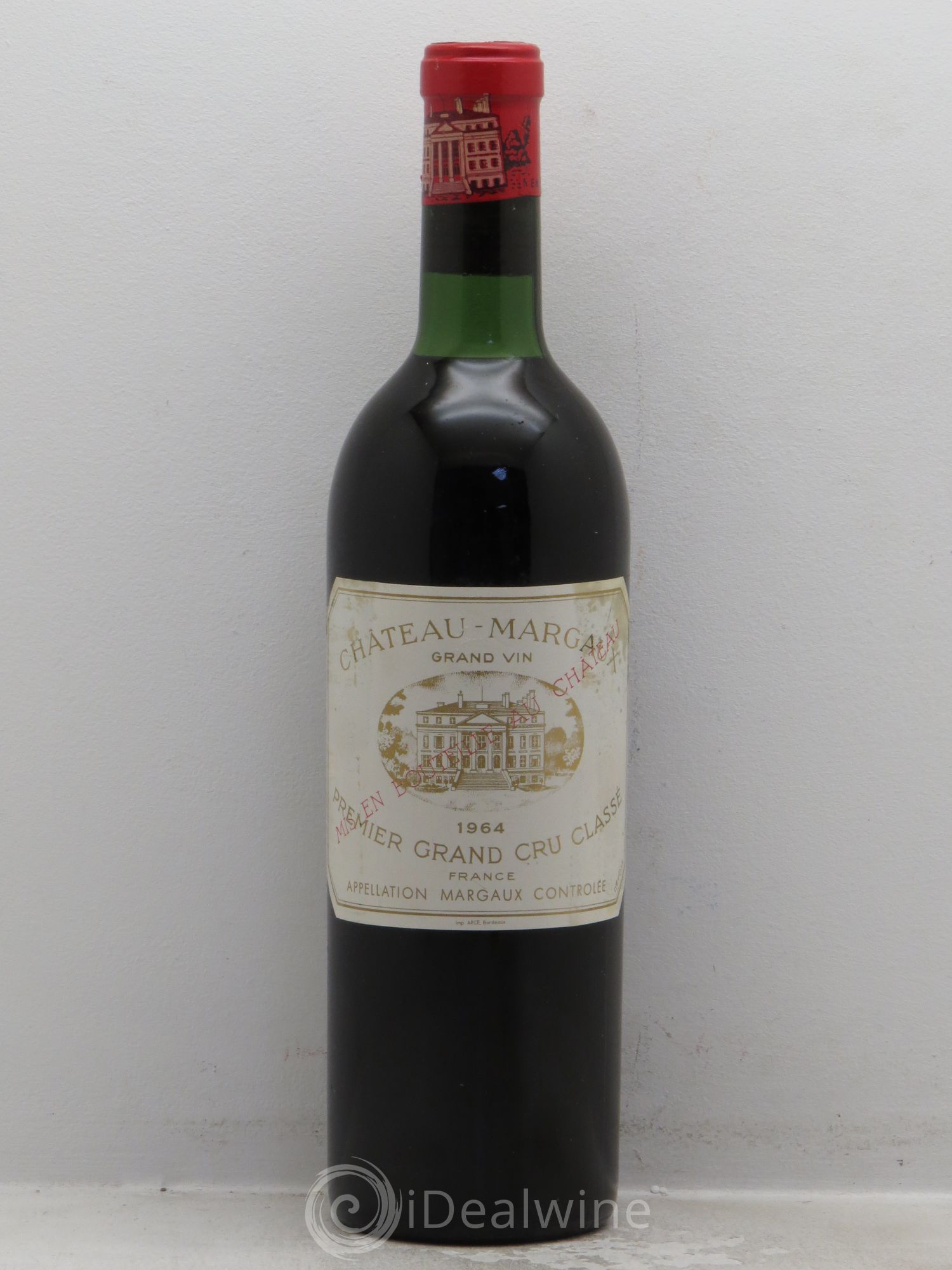 Château Margaux 1er Grand Cru Classé 1964 - Lot de 1 bouteille - 0
