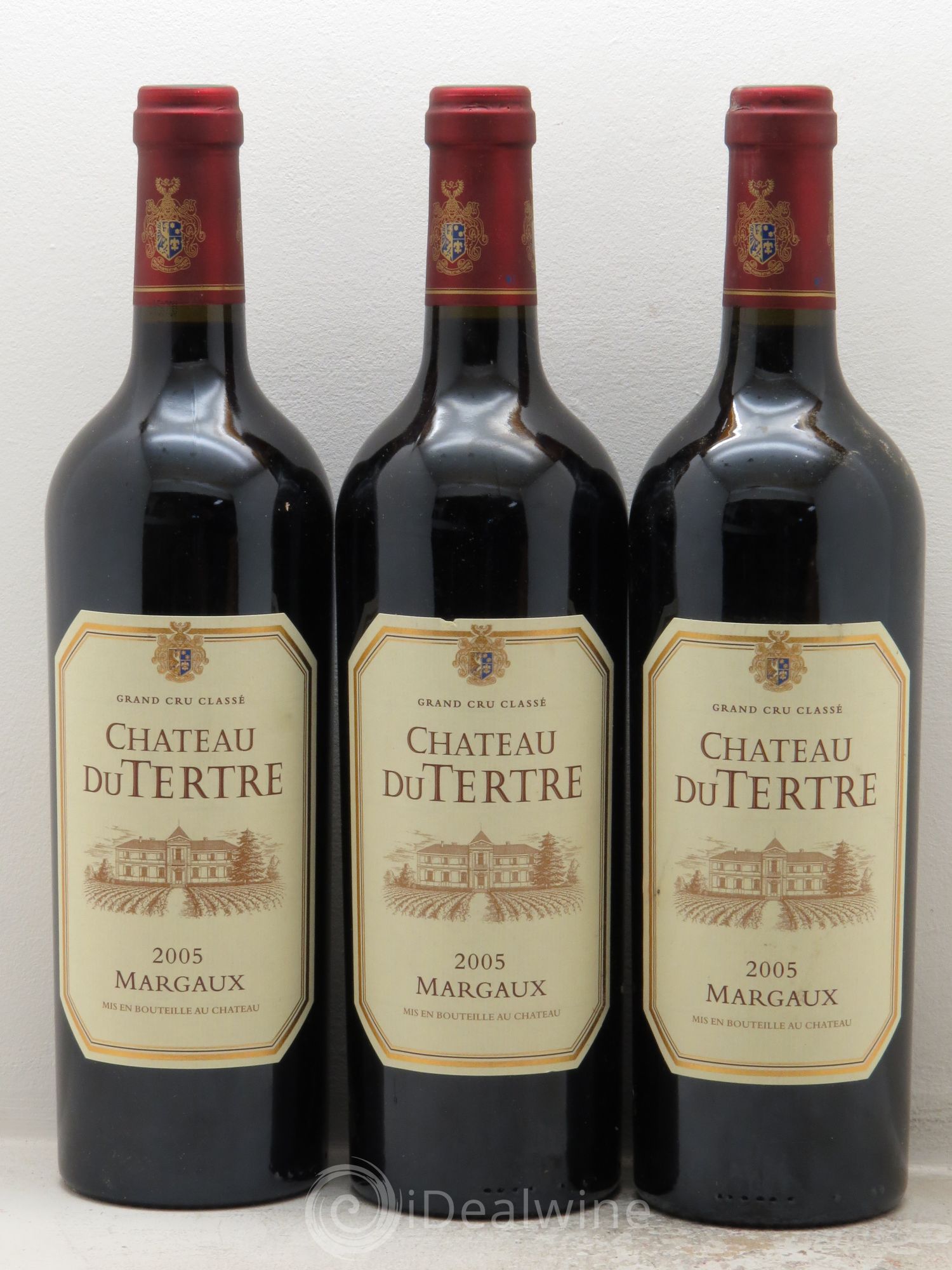 Château du Tertre 5ème Grand Cru Classé 2005 - Lot de 3 bouteilles - 0