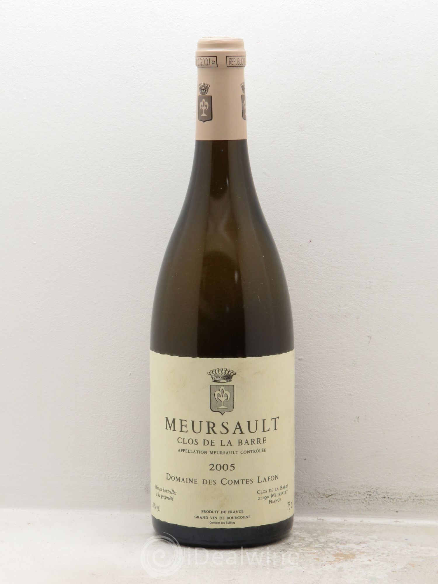 Meursault Clos de la Barre Comtes Lafon (Domaine des) 2005 - Lot de 1 bouteille - 0