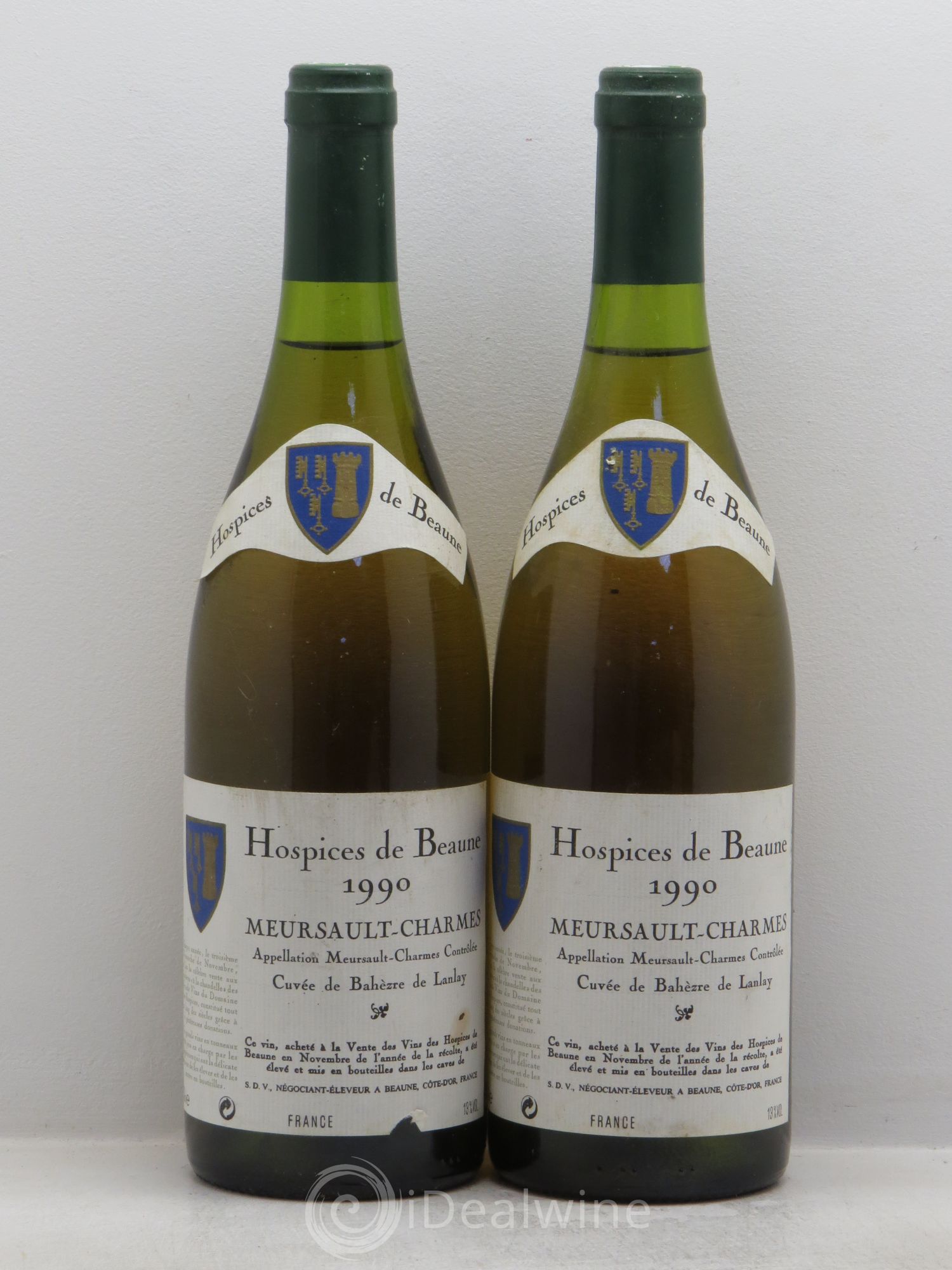 Meursault 1er Cru Cuvée de Bahèzre de Lanlay 1990 - Posten von 2 Flaschen - 0