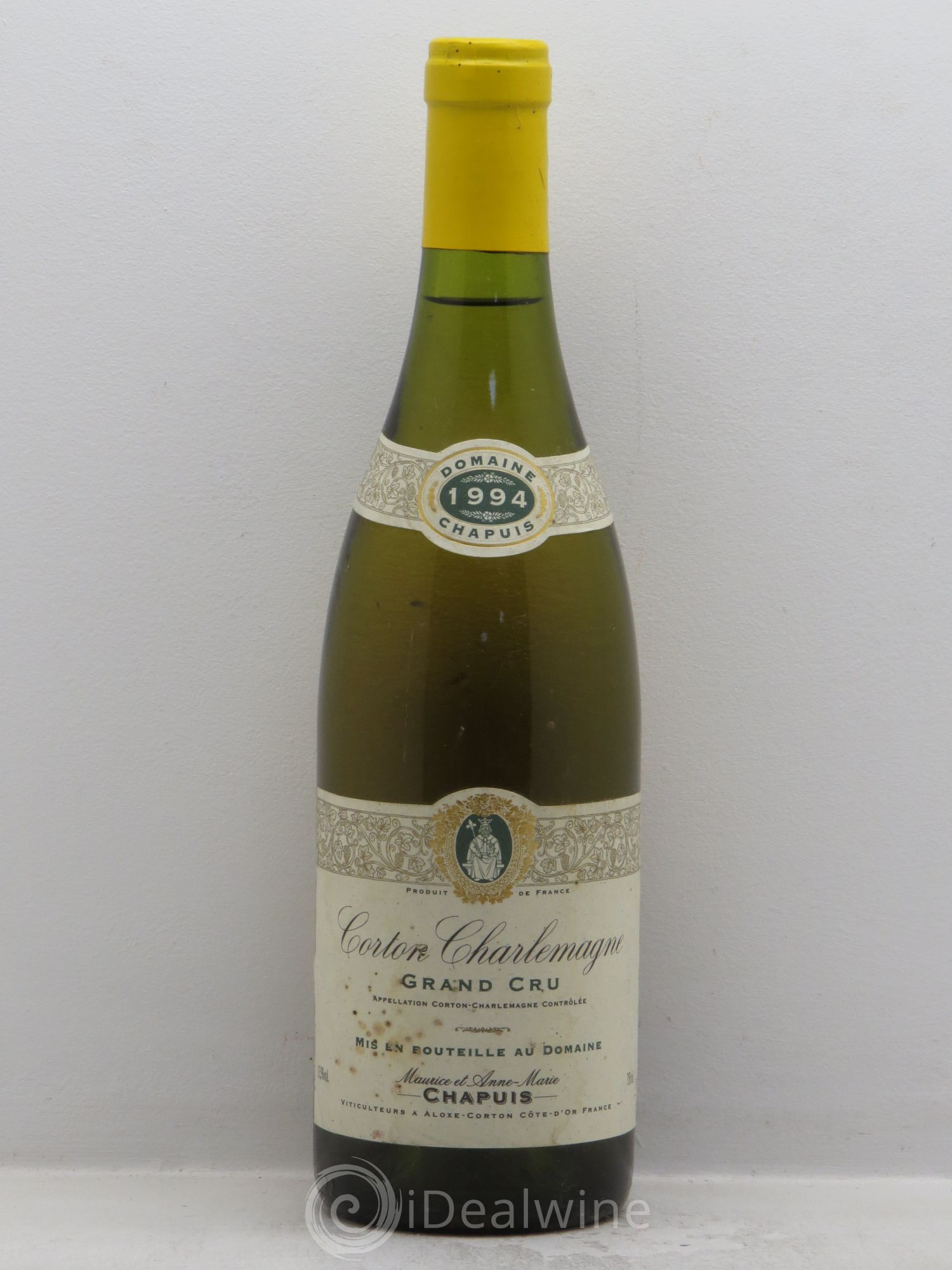 Corton-Charlemagne Grand Cru M et A Chapuis 1994 - Posten von 1 Flasche - 0