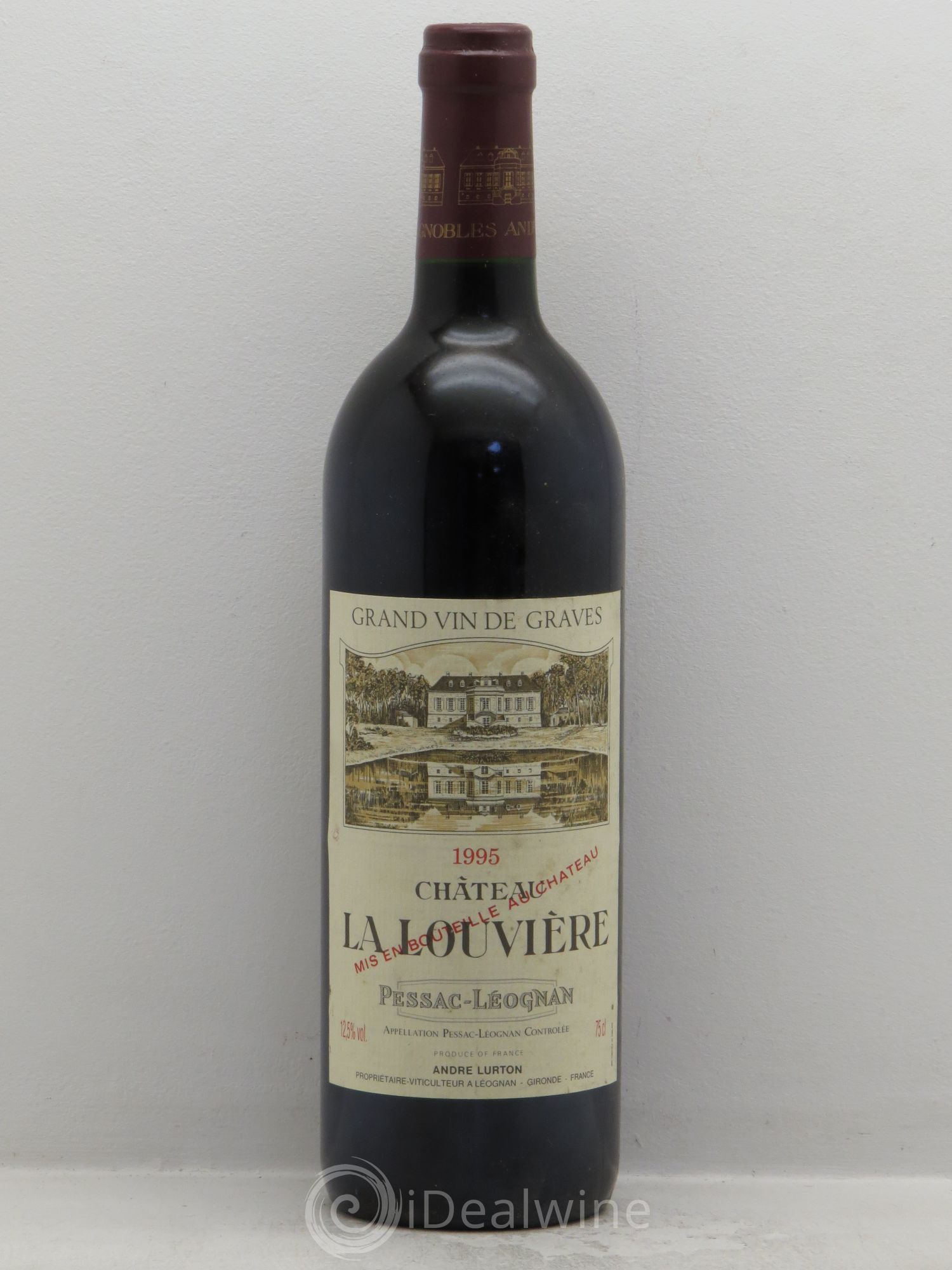 Château la Louvière 1995 - Lot de 1 bouteille - 0