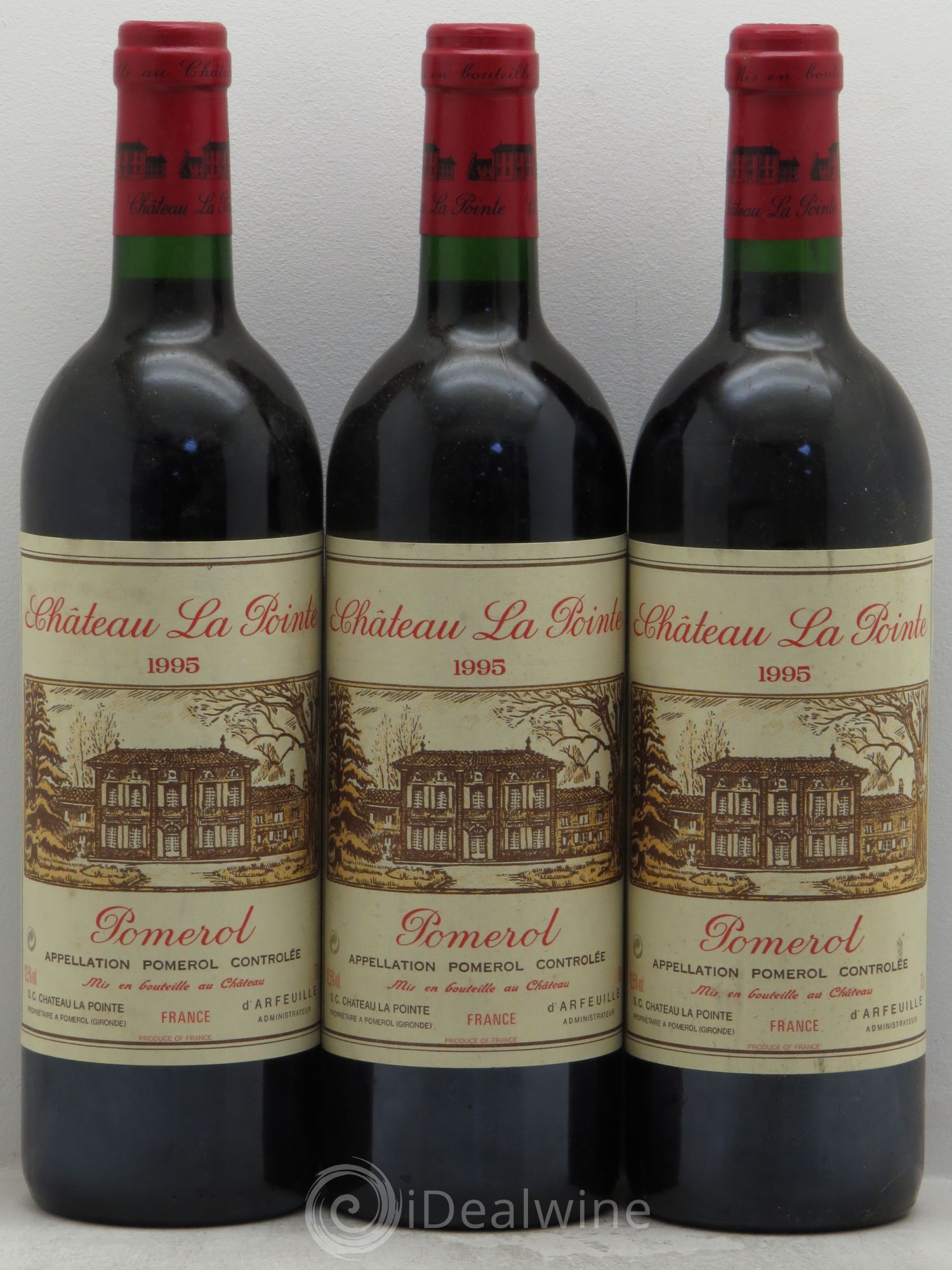 Château la Pointe 1995 - Lot de 3 bouteilles - 0