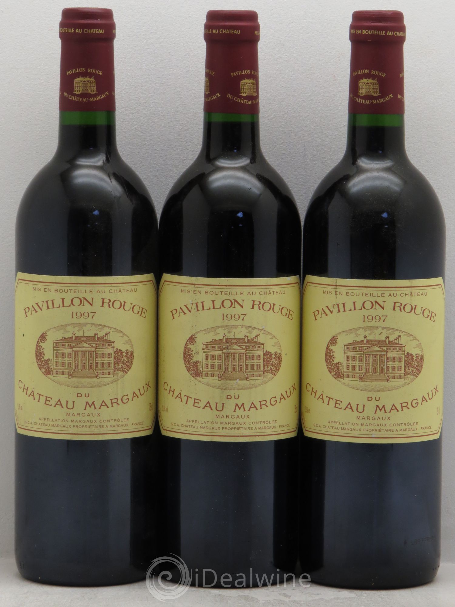 Pavillon Rouge du Château Margaux Second Vin 1997 - Lot de 3 bouteilles - 0