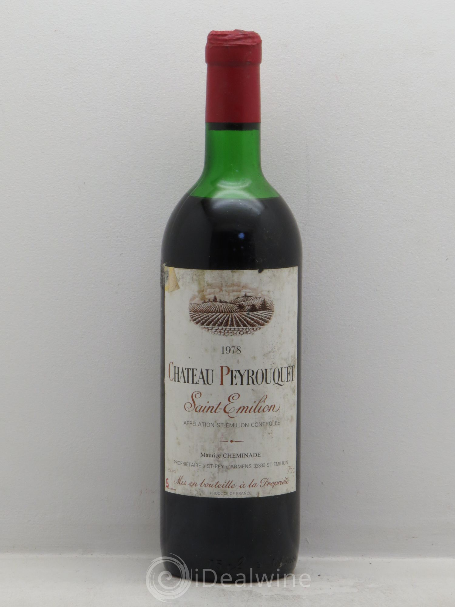 Saint-Émilion Château Peyrouquet 1978 - Posten von 1 Flasche - 0