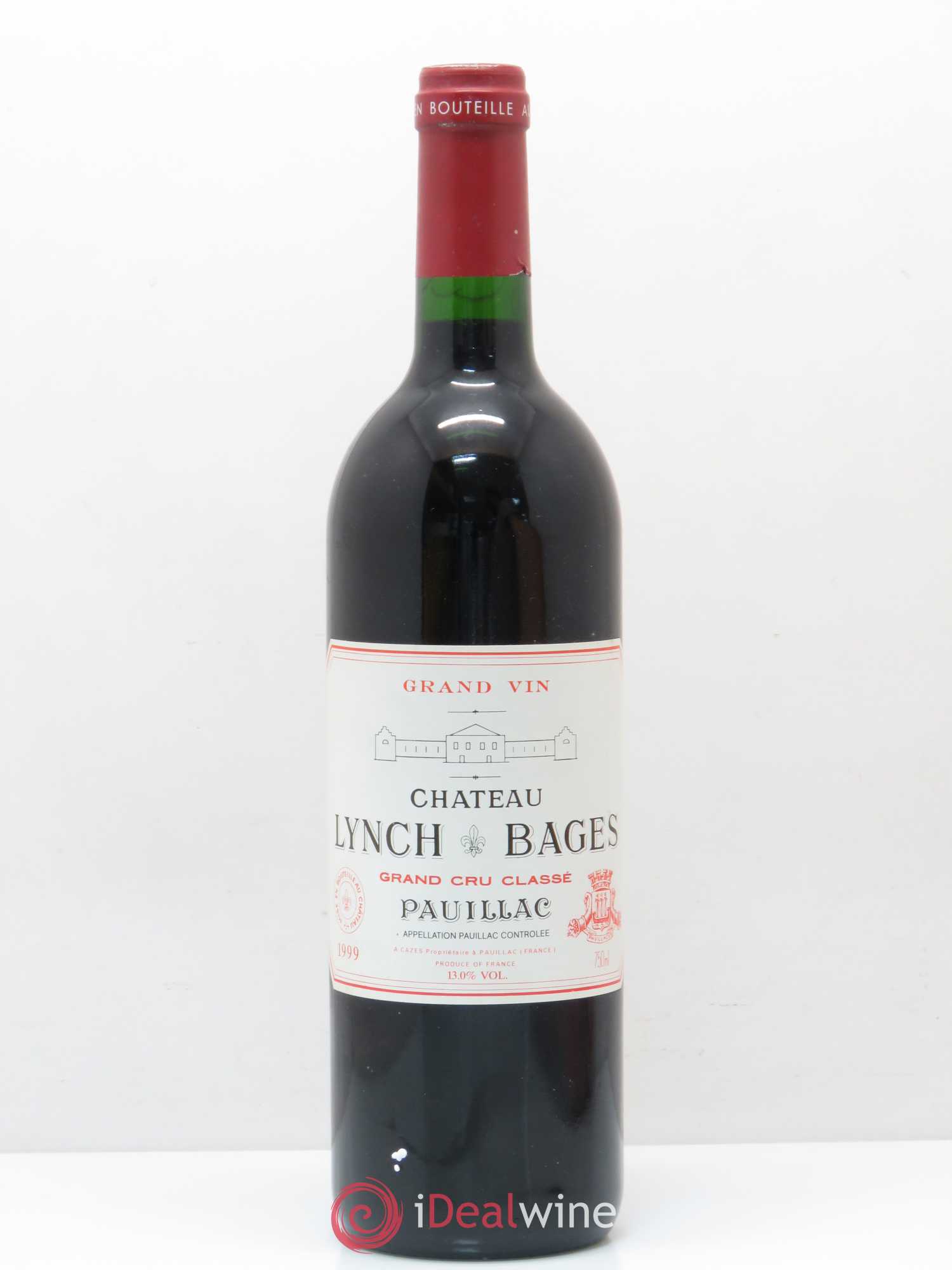 Château Lynch Bages 5ème Grand Cru Classé 1999 - Lot de 1 bouteille - 0