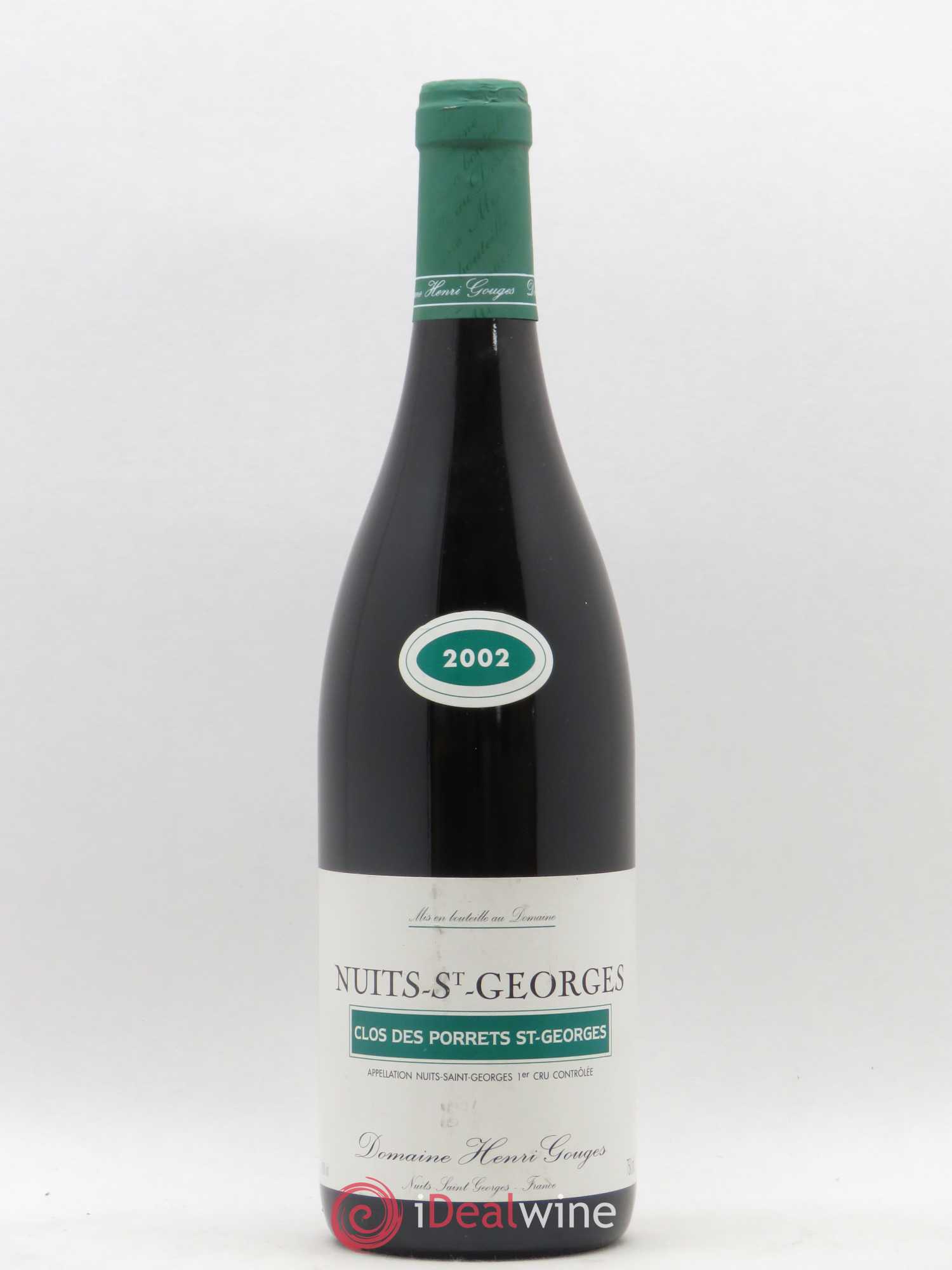 Nuits-Saint-Georges 1er Cru Clos des Porrets St Georges Henri Gouges 2002 - Posten von 1 Flasche - 0