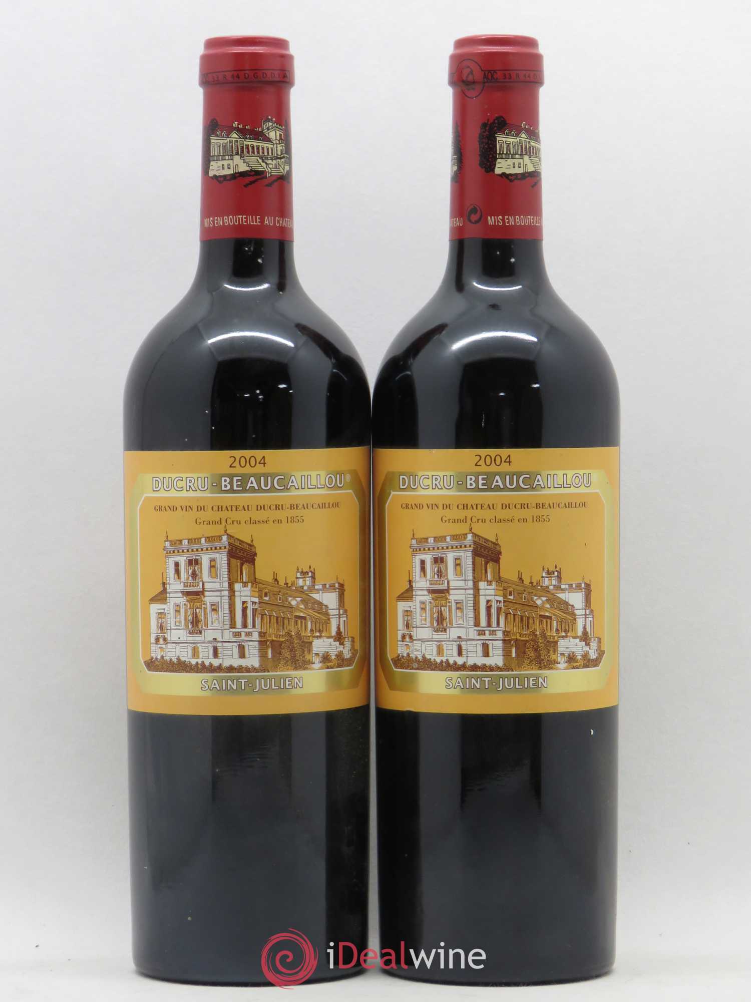 Château Ducru Beaucaillou 2ème Grand Cru Classé 2004 - Lot de 2 bouteilles - 0