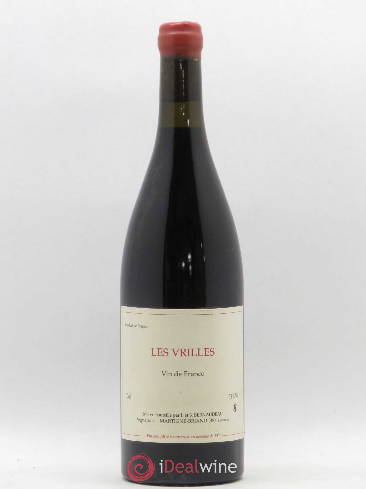 Vin de France Les Vrilles Stéphane Bernaudeau (Domaine) 2012 - Lot de 1 bouteille - 0
