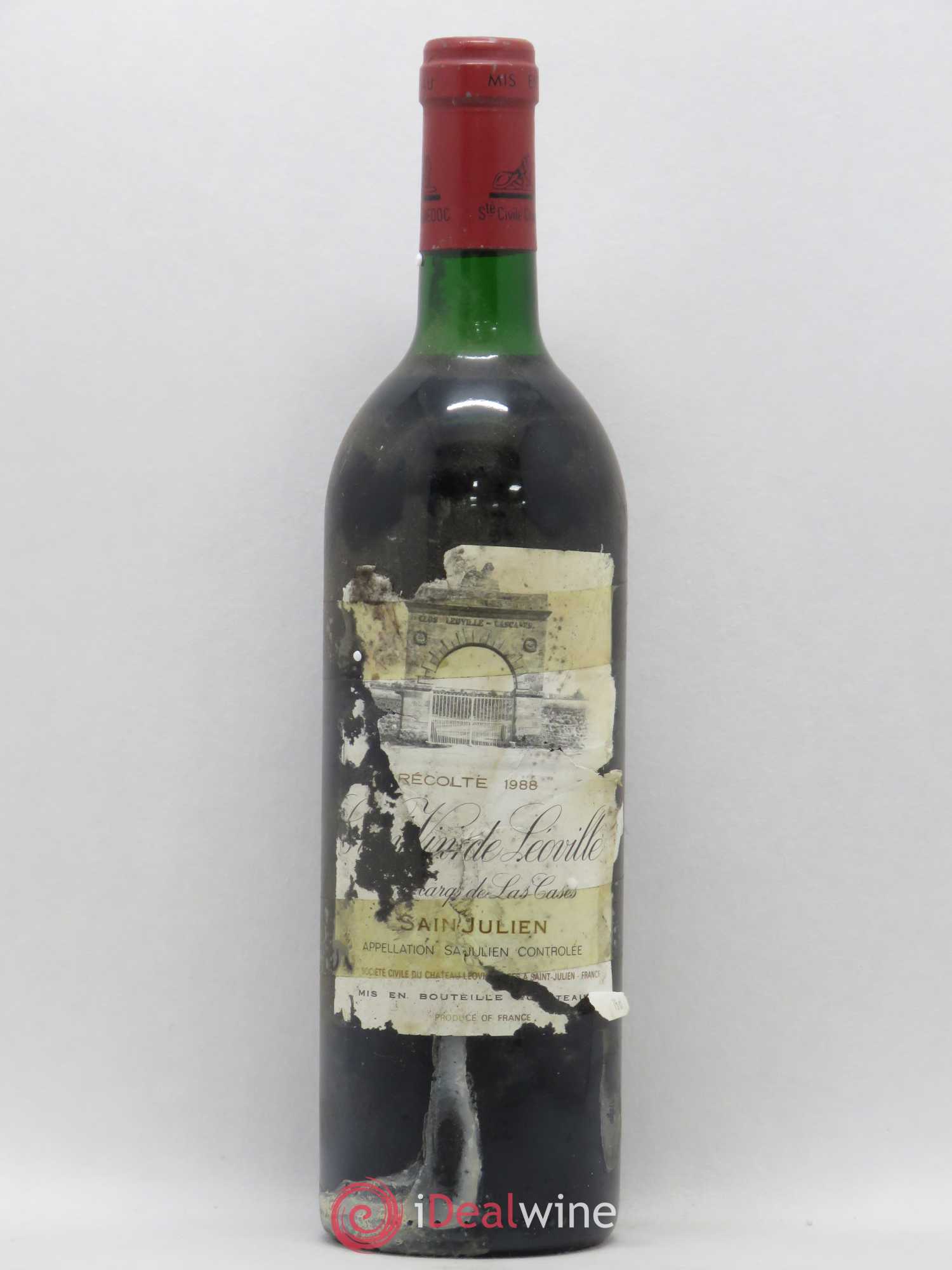Château Léoville Las Cases 2ème Grand Cru Classé 1988 - Lot de 1 bouteille - 0