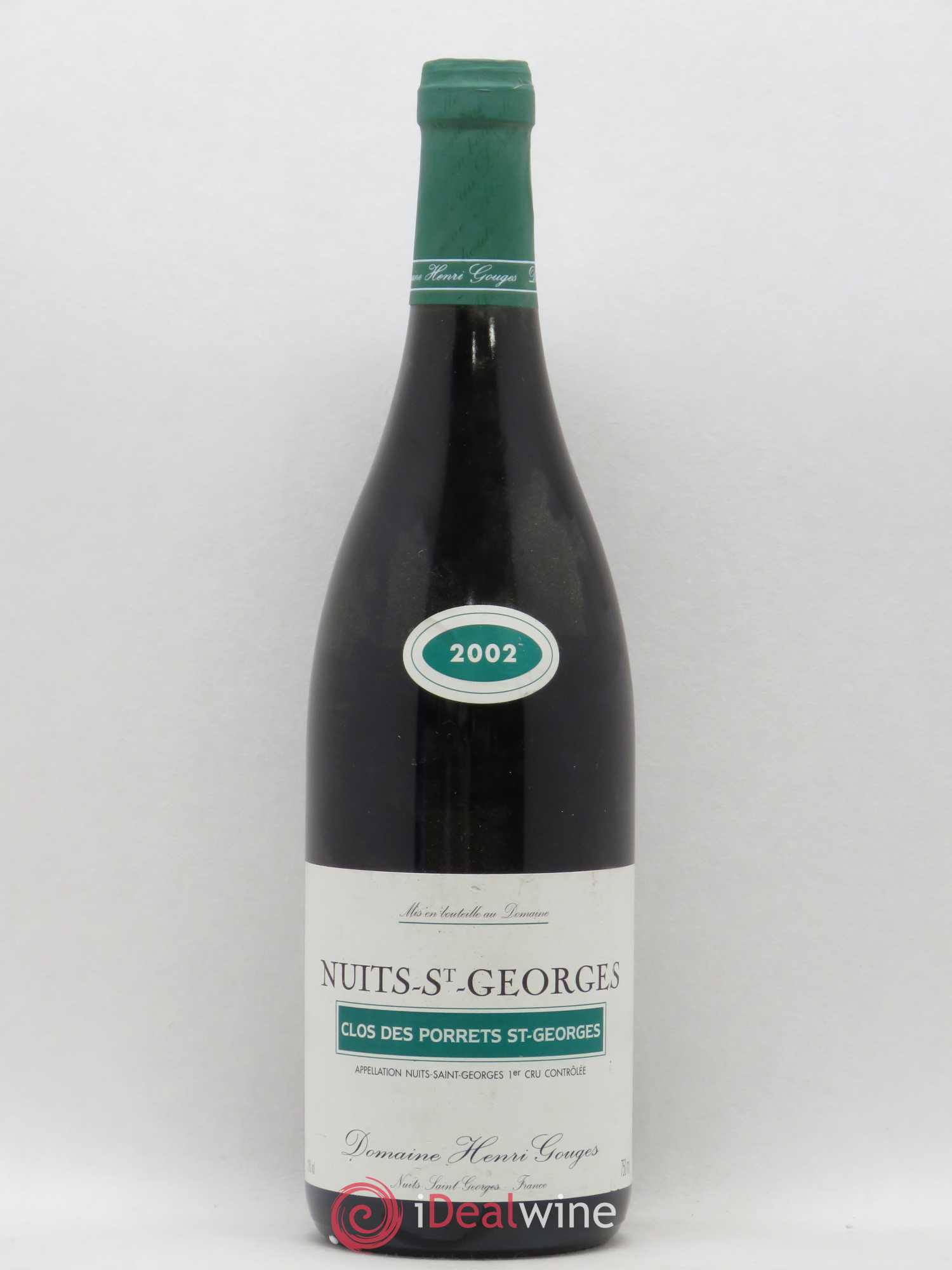 Nuits-Saint-Georges 1er Cru Clos des Porrets St Georges Henri Gouges 2002 - Posten von 1 Flasche - 0