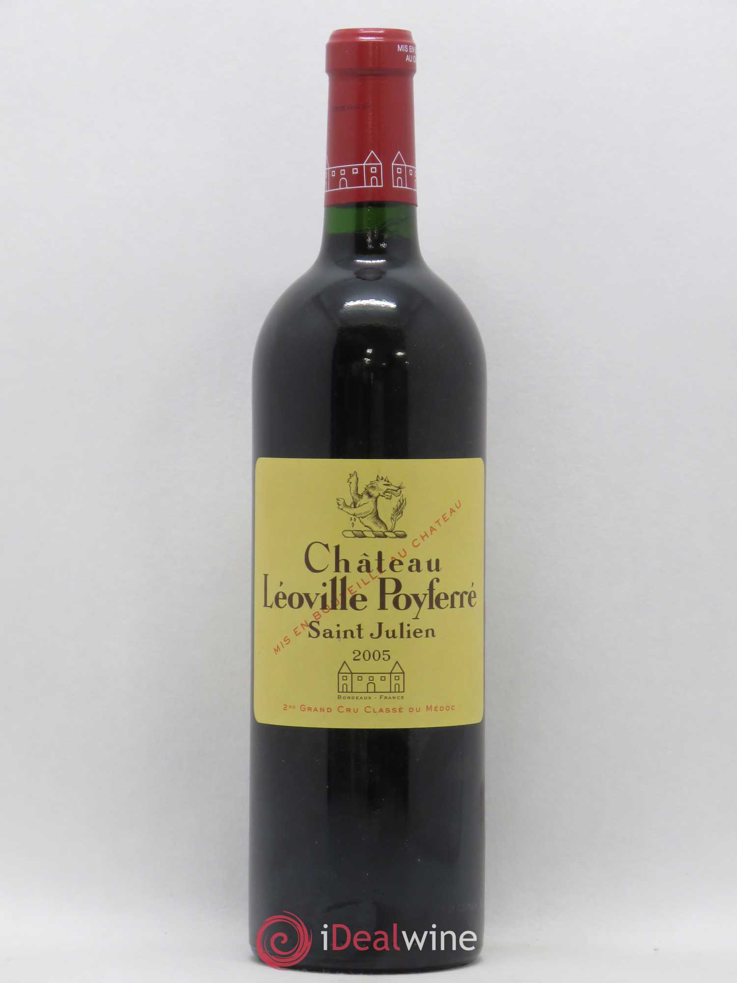 Château Léoville Poyferré 2ème Grand Cru Classé 2005 - Lot de 1 bouteille - 0