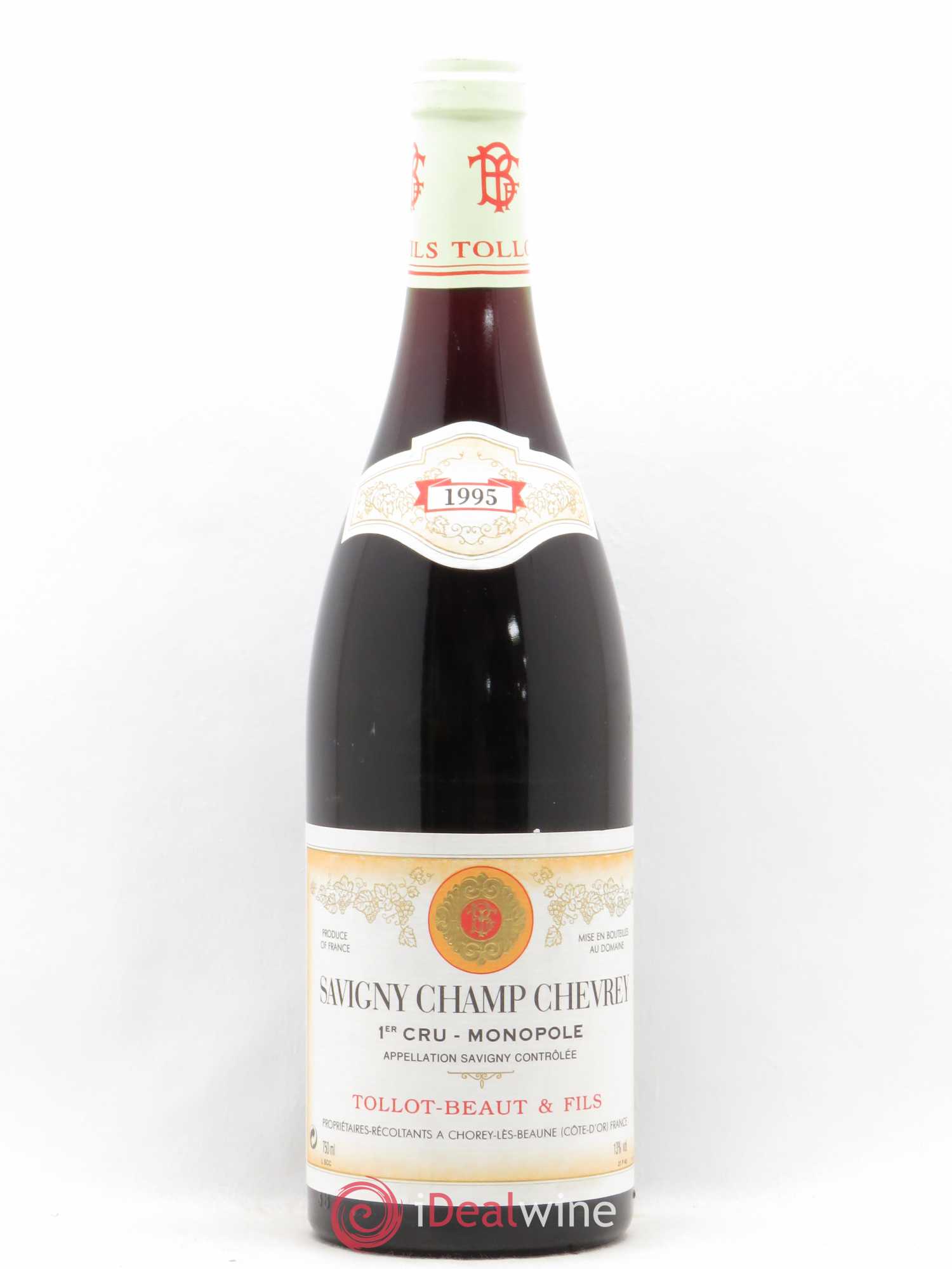 Savigny-lès-Beaune 1er Cru Champ-Chevrey Tollot Beaut (Domaine) 1995 - Lot de 1 bouteille - 0