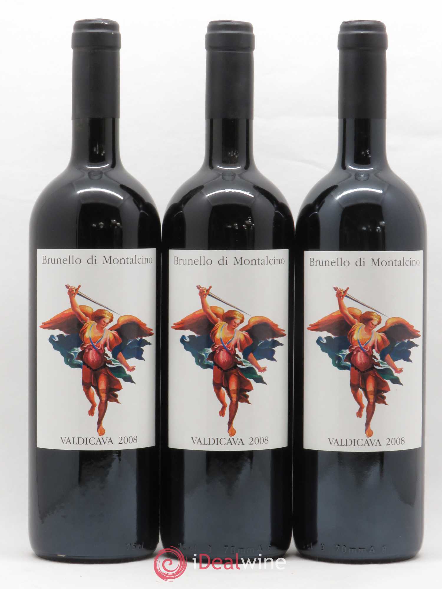 Brunello di Montalcino Valdicava 2008 - Lot de 3 bouteilles - 0