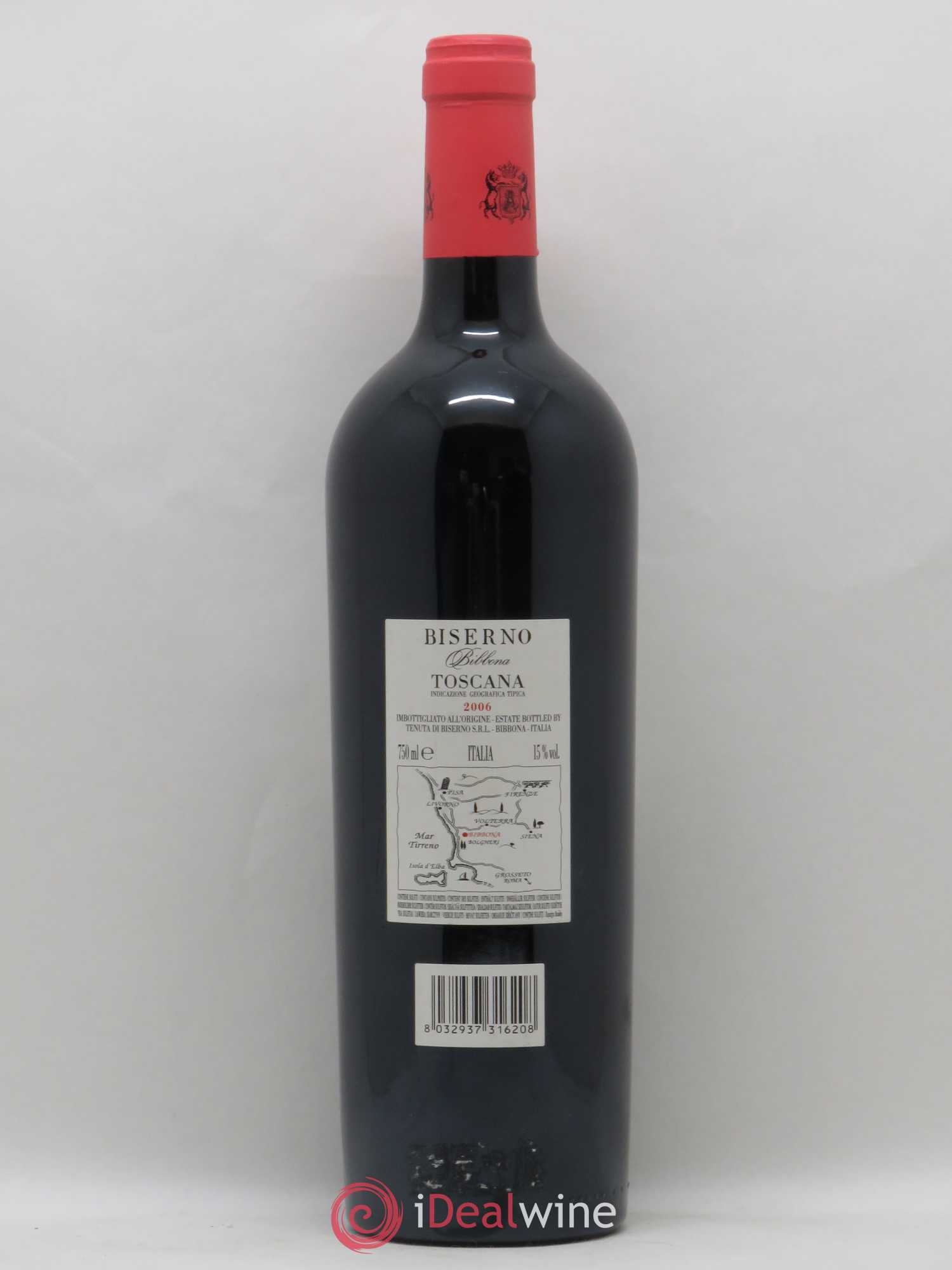 Toscana IGT Bibbona Tenuta di Biserno 2006 - Posten von 1 Flasche - 1