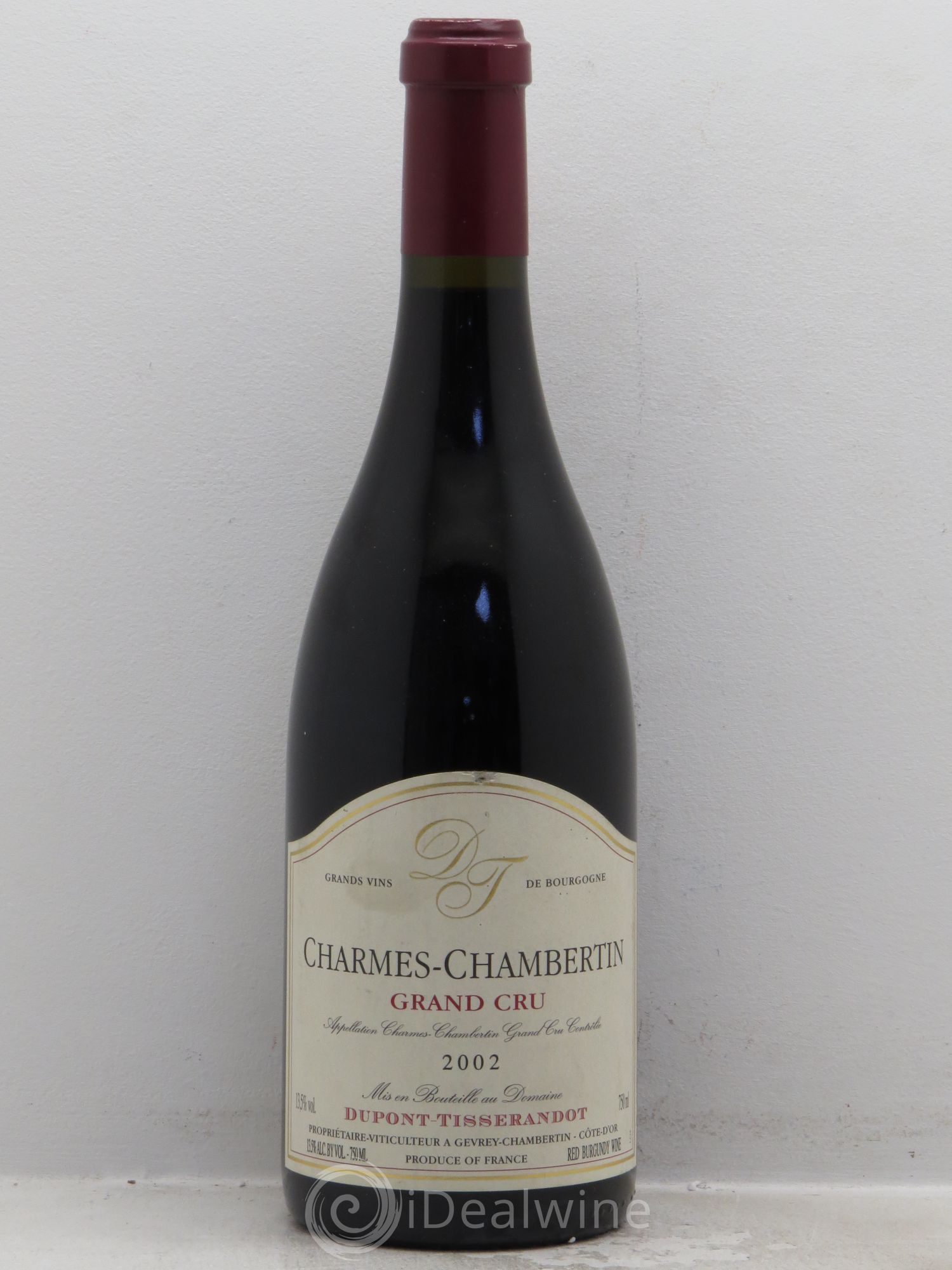 Charmes-Chambertin Grand Cru Dupont-Tisserandot (Domaine) 2002 - Lot de 1 bouteille - 0