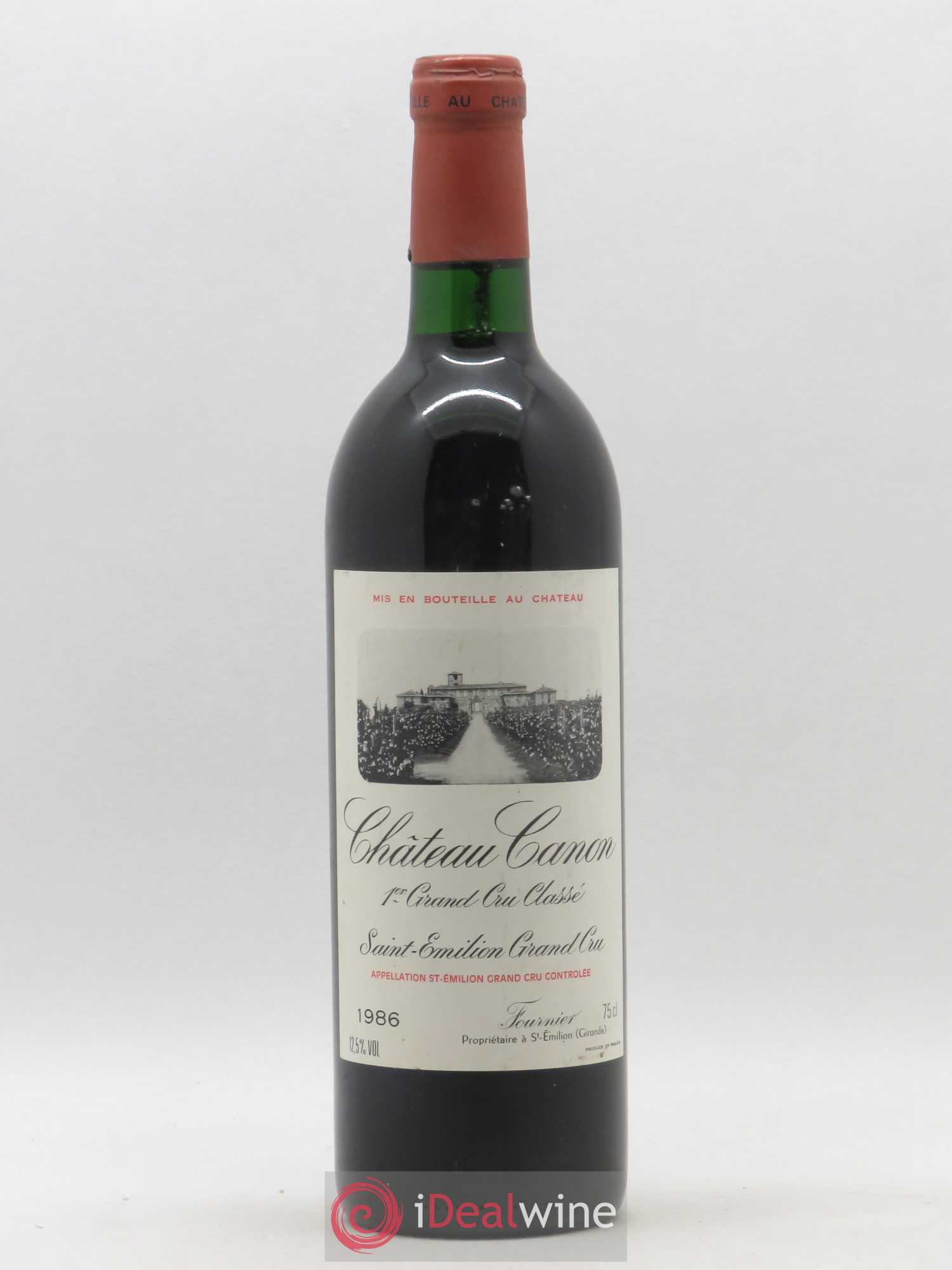 Château Canon 1er Grand Cru Classé B 1986 - Lot de 1 bouteille - 0