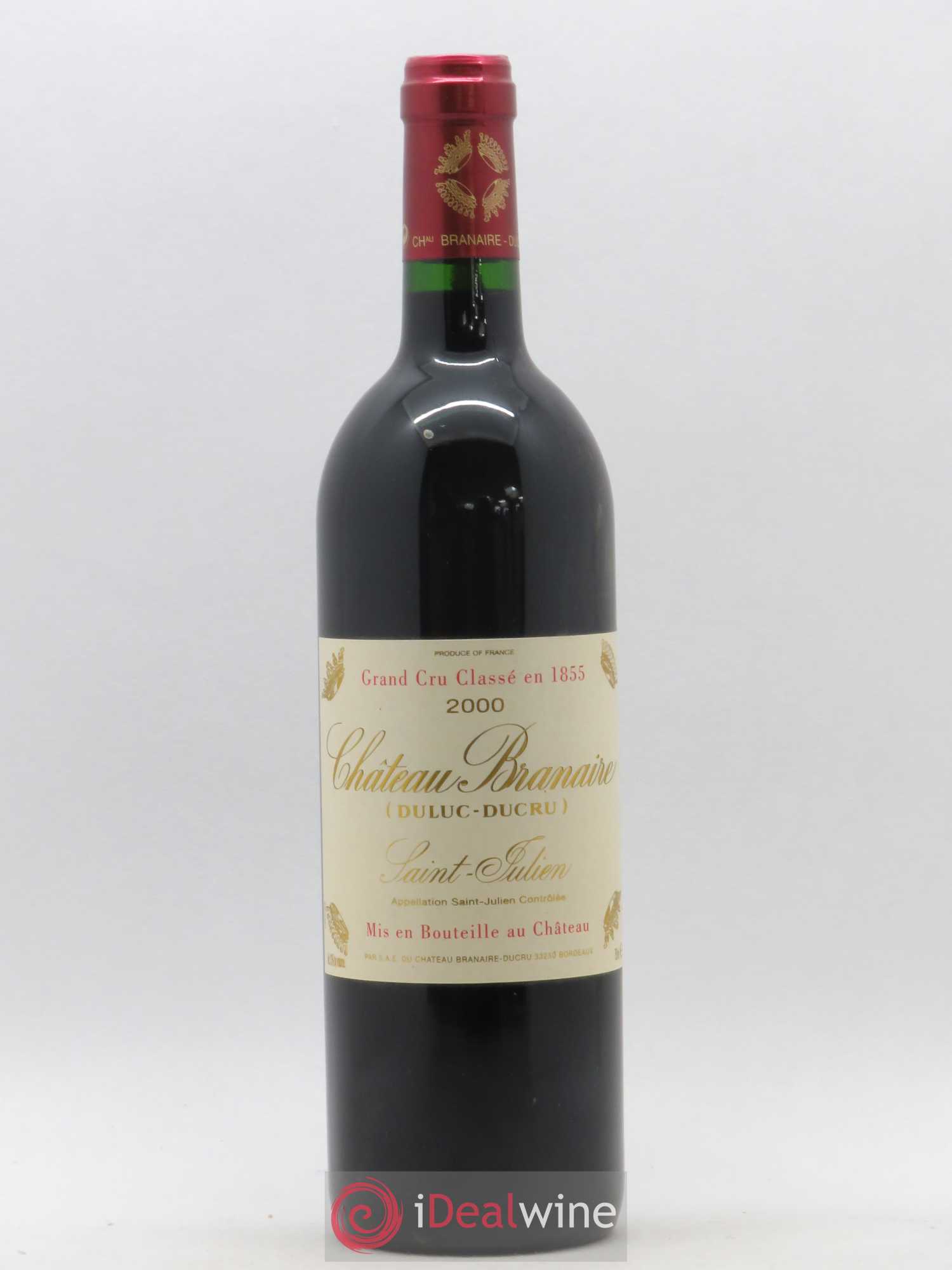 Château Branaire Ducru 4ème Grand Cru Classé 2000 - Lot de 1 bouteille - 0