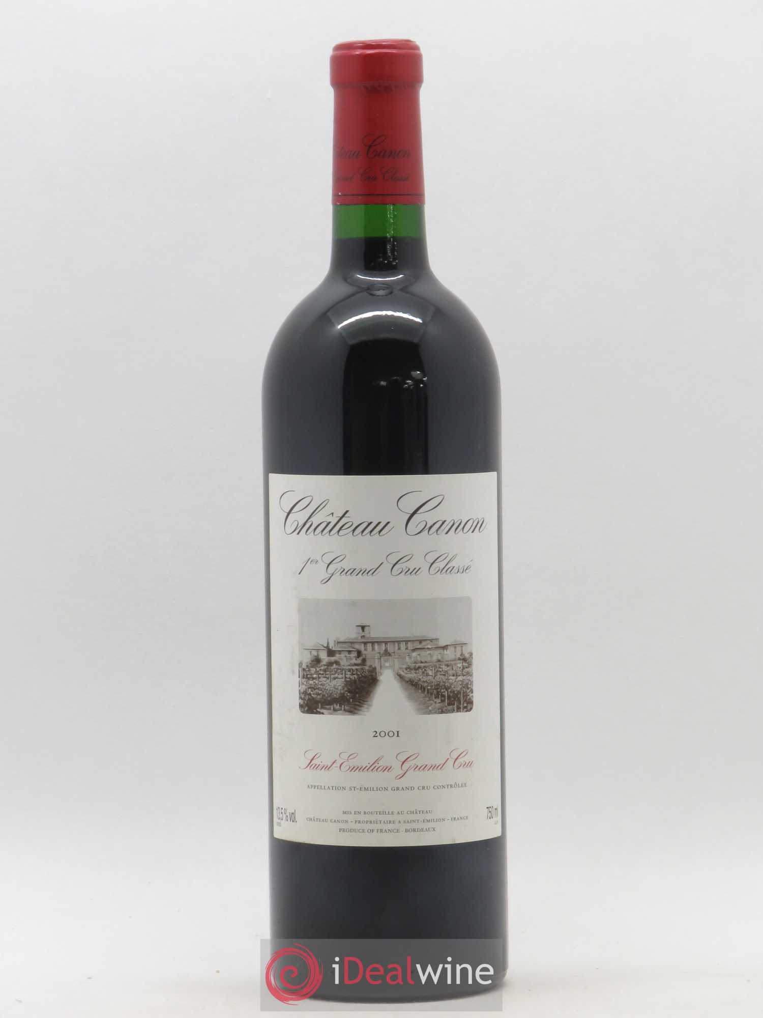 Château Canon 1er Grand Cru Classé B 2001 - Lot de 1 bouteille - 0
