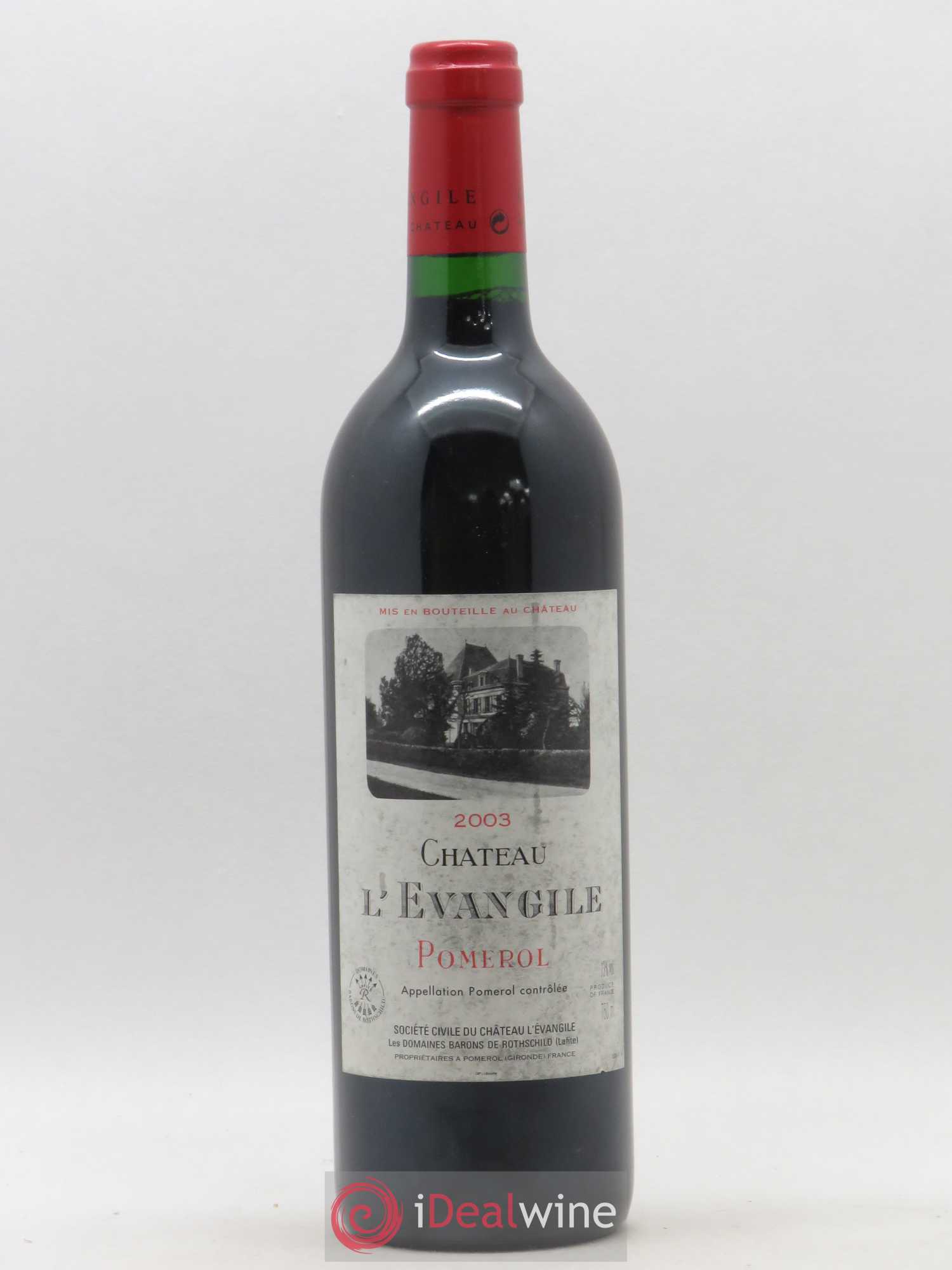 Château l' Évangile 2003 - Lot de 1 bouteille - 0