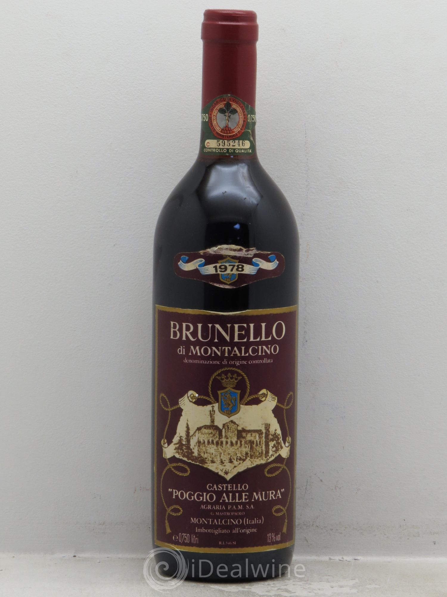 Brunello di Montalcino Poggio alle Mura 1978 - Lot de 1 bouteille - 0