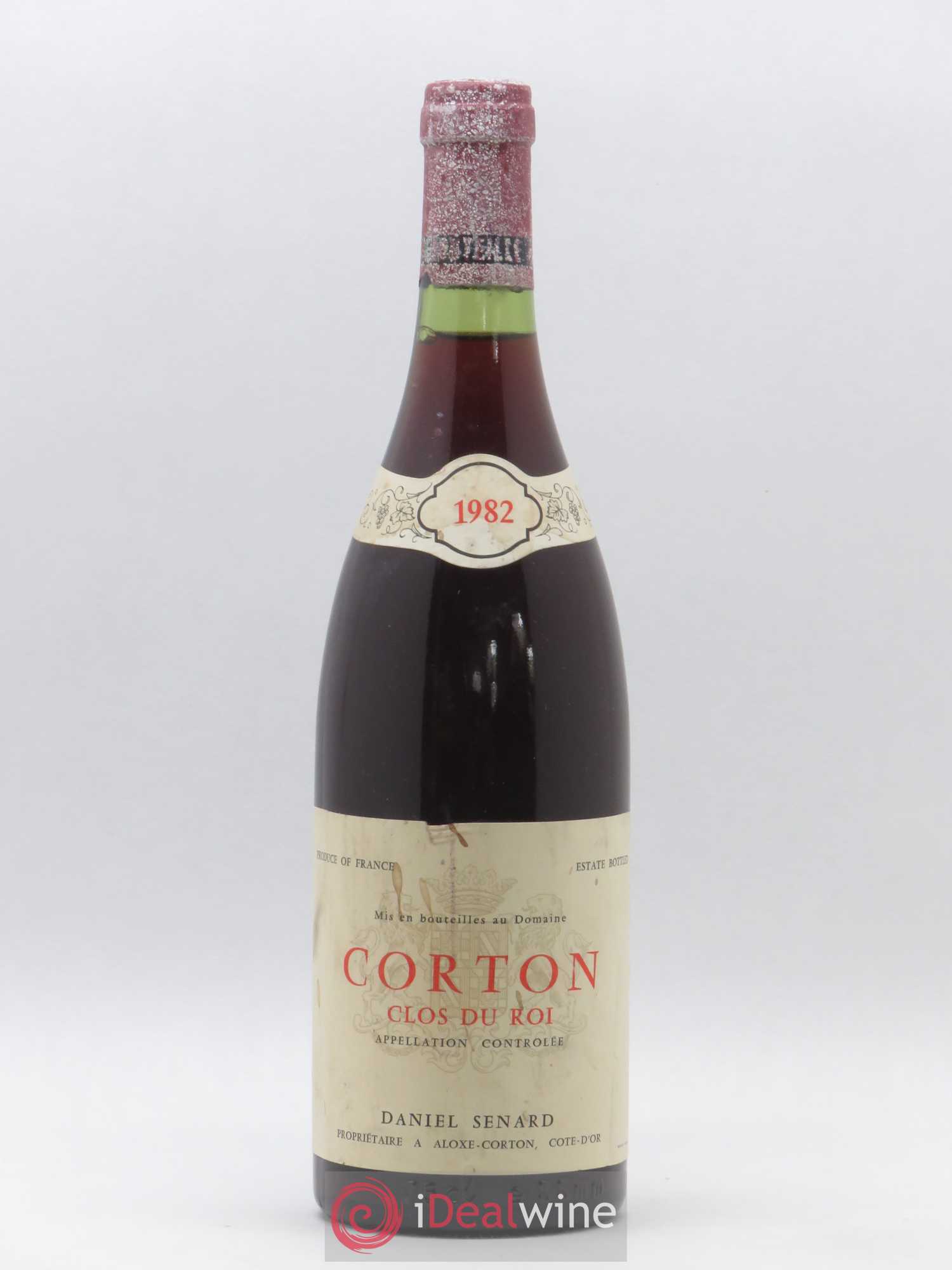 Corton Grand Cru Clos du Roi Daniel Senard 1982 - Posten von 1 Flasche - 0
