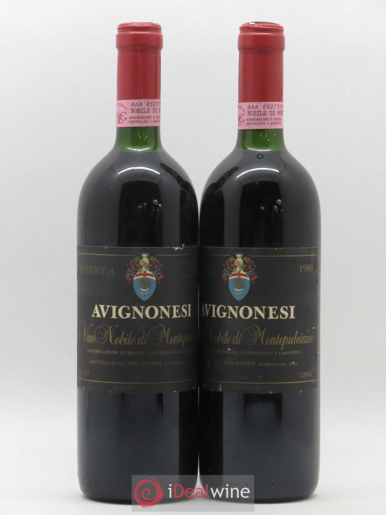 Vino Nobile di Montepulciano Riserva Avignonesi 1988 - Lot de 2 bouteilles - 0