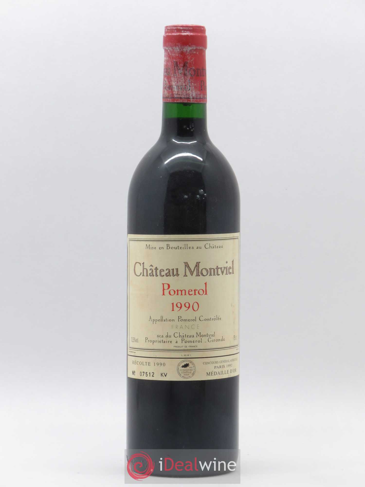 Château Montviel 1990 - Lot de 1 bouteille - 0