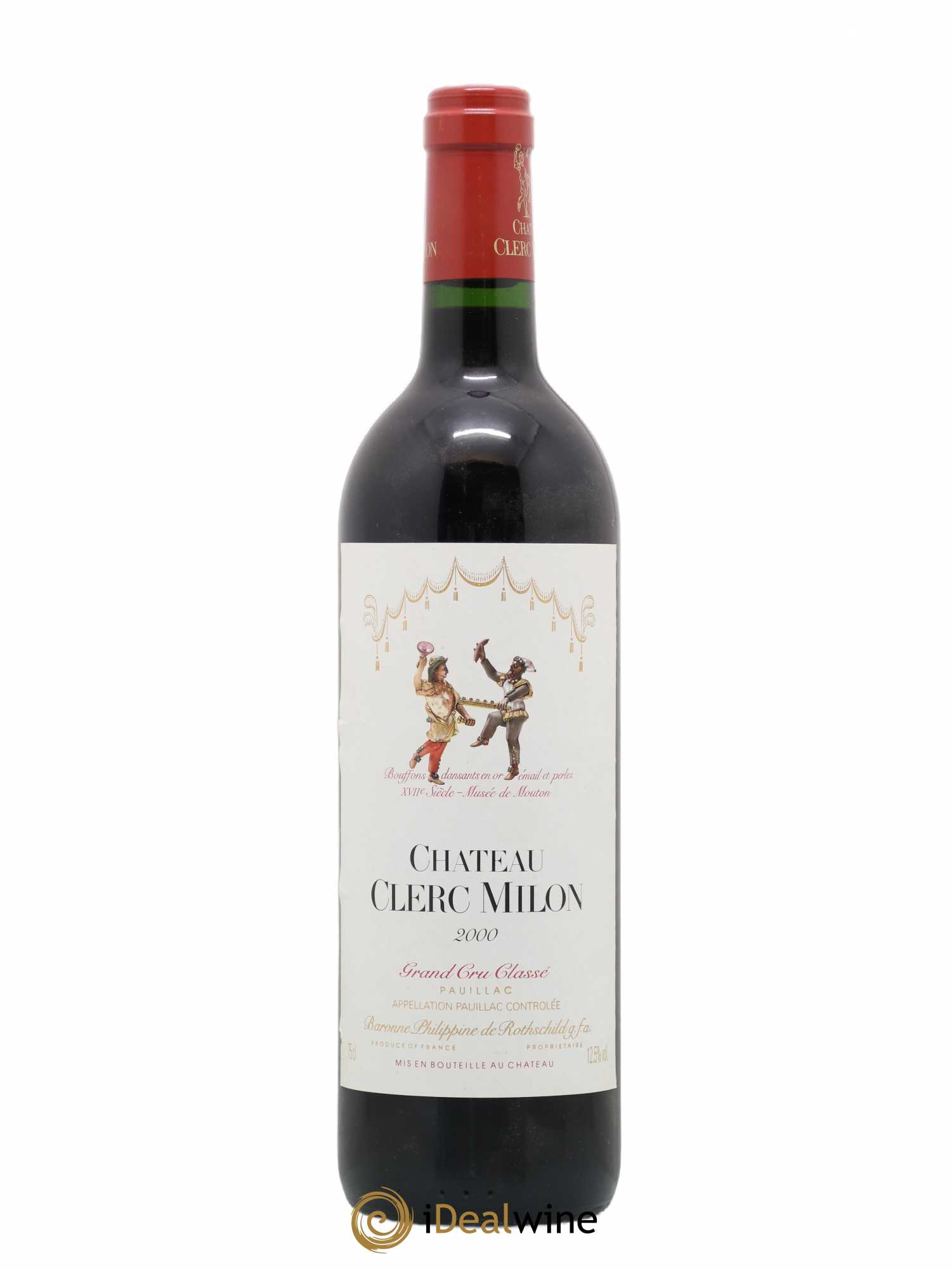 Château Clerc Milon 5ème Grand Cru Classé 2000 - Lot de 1 bouteille - 0