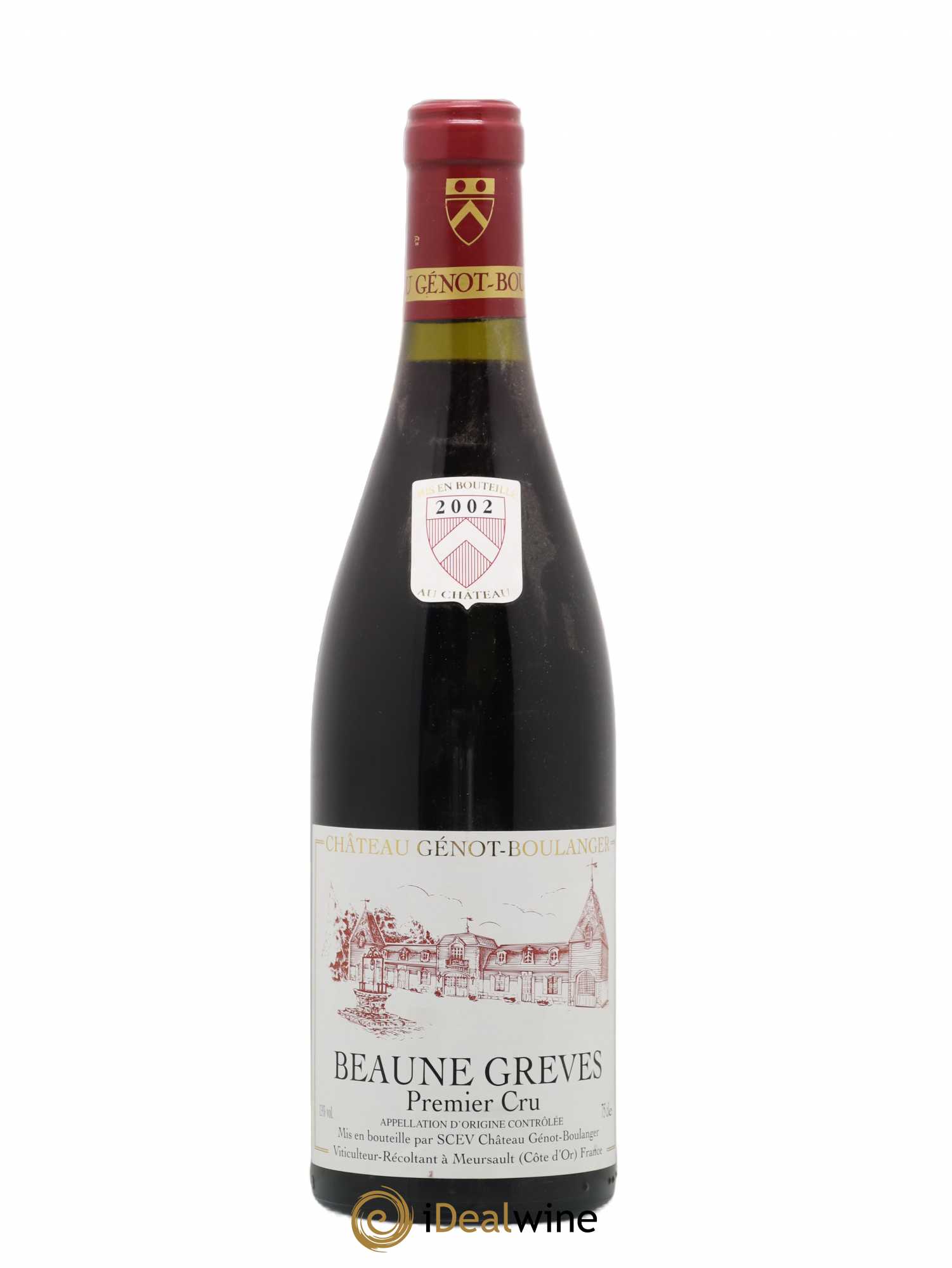 Beaune 1er Cru Grèves Génot-Boulanger 2002 - Posten von 1 Flasche - 0