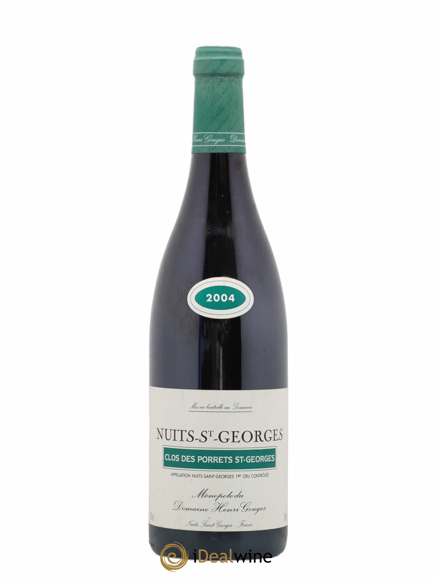 Nuits-Saint-Georges 1er Cru Clos des Porrets St Georges Henri Gouges 2004 - Lot of 1 bottle - 0