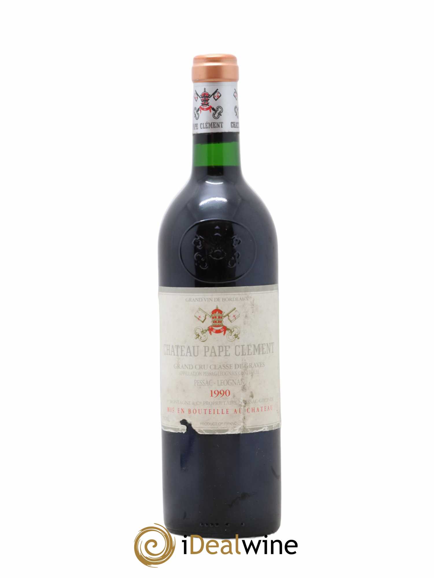 Château Pape Clément Cru Classé de Graves 1990 - Lot de 1 bouteille - 0