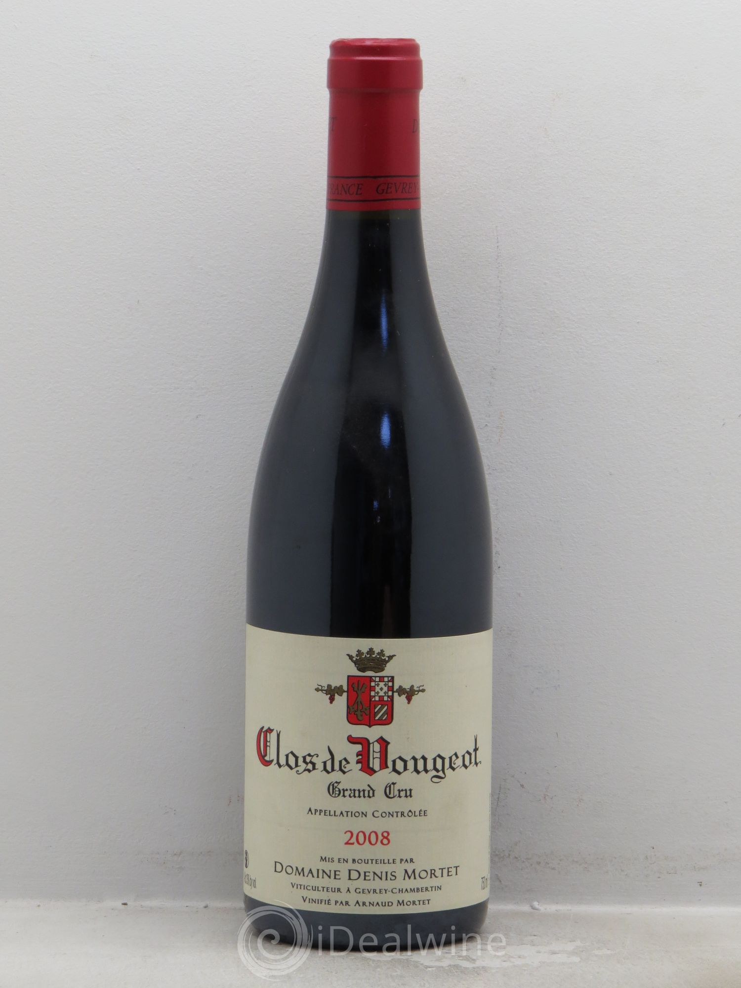 Clos de Vougeot Grand Cru Denis Mortet (Domaine) 2008 - Lot de 1 bouteille - 0