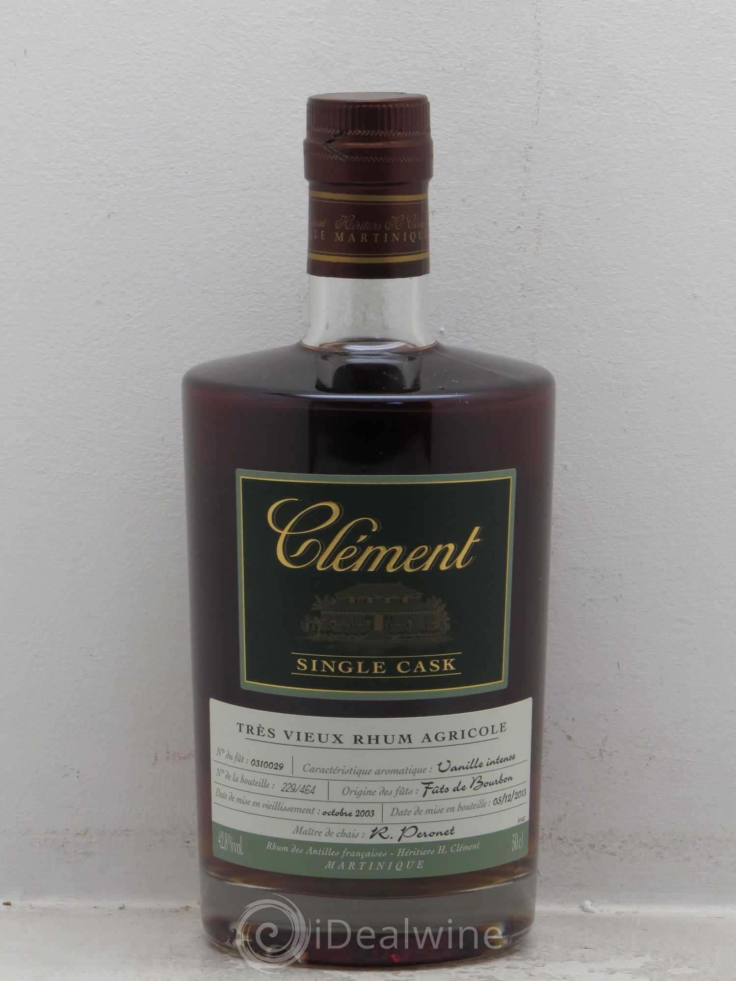 Rhum Vieux Clément Single Cask (42.8°) - Posten von 1 Flasche - 0