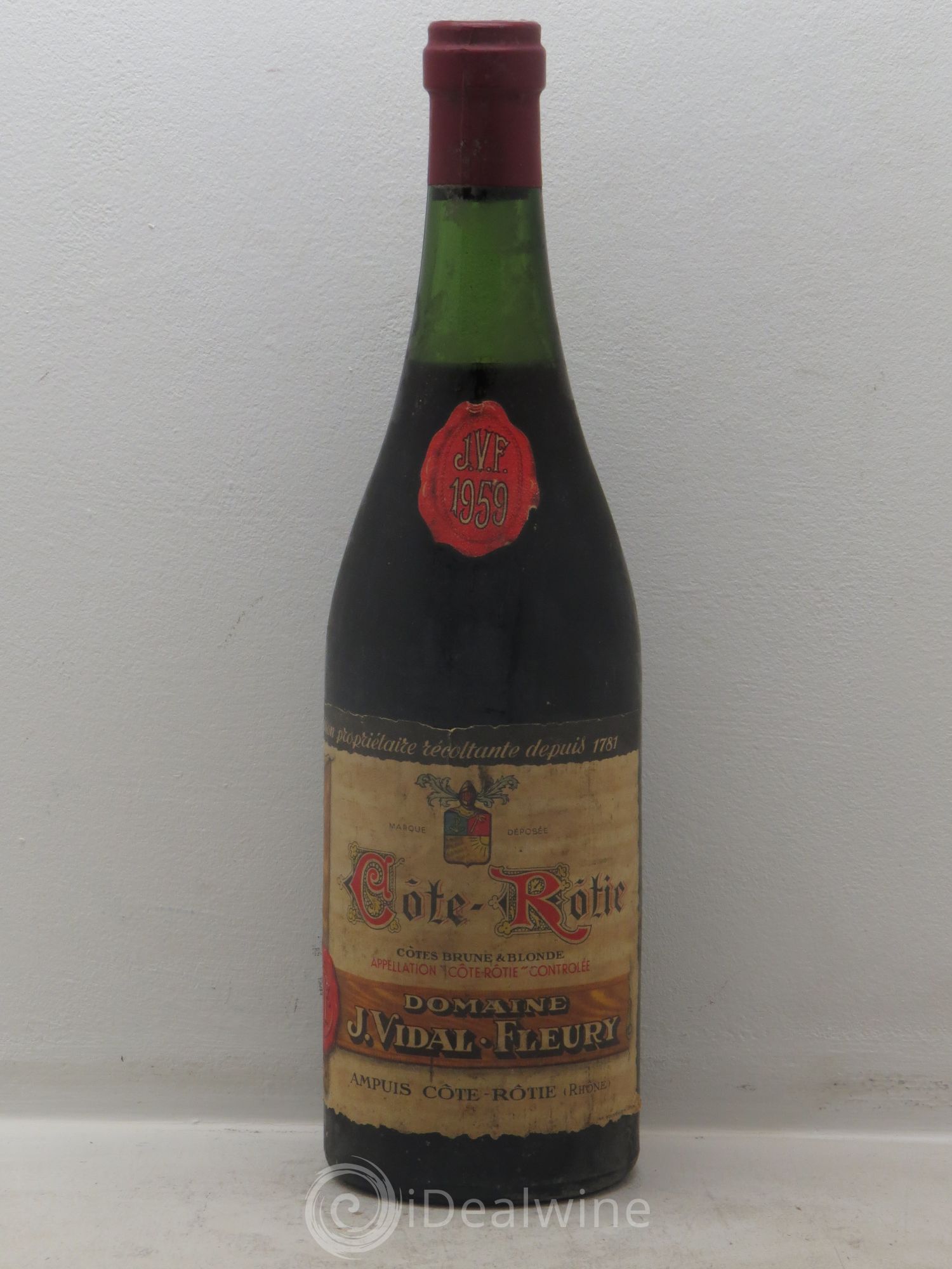 Côte-Rôtie Côte Brune et Blonde 1959 - Posten von 1 Flasche - 0