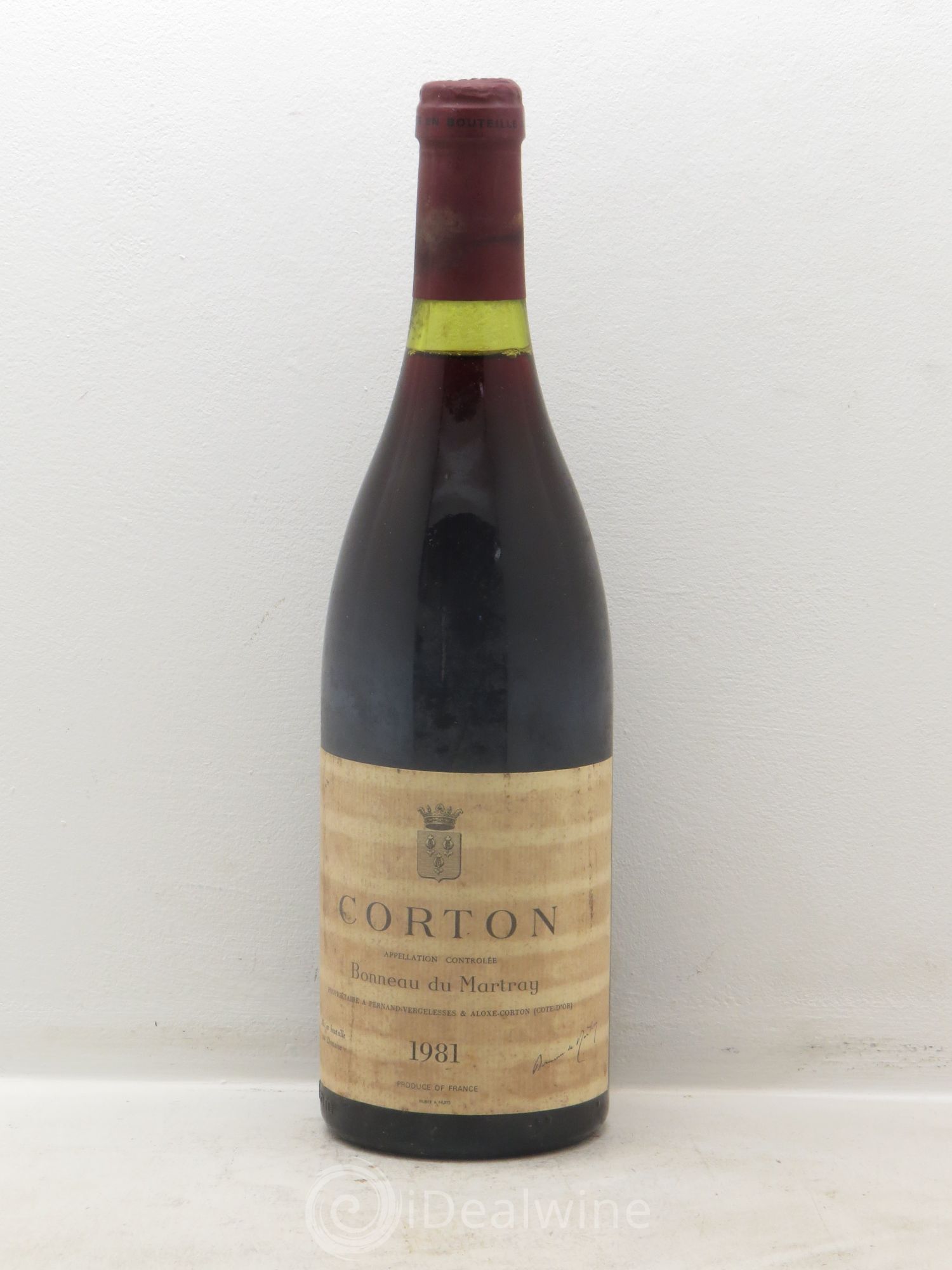 Corton Grand Cru Bonneau du Martray (Domaine) 1981 - Lot de 1 bouteille - 0