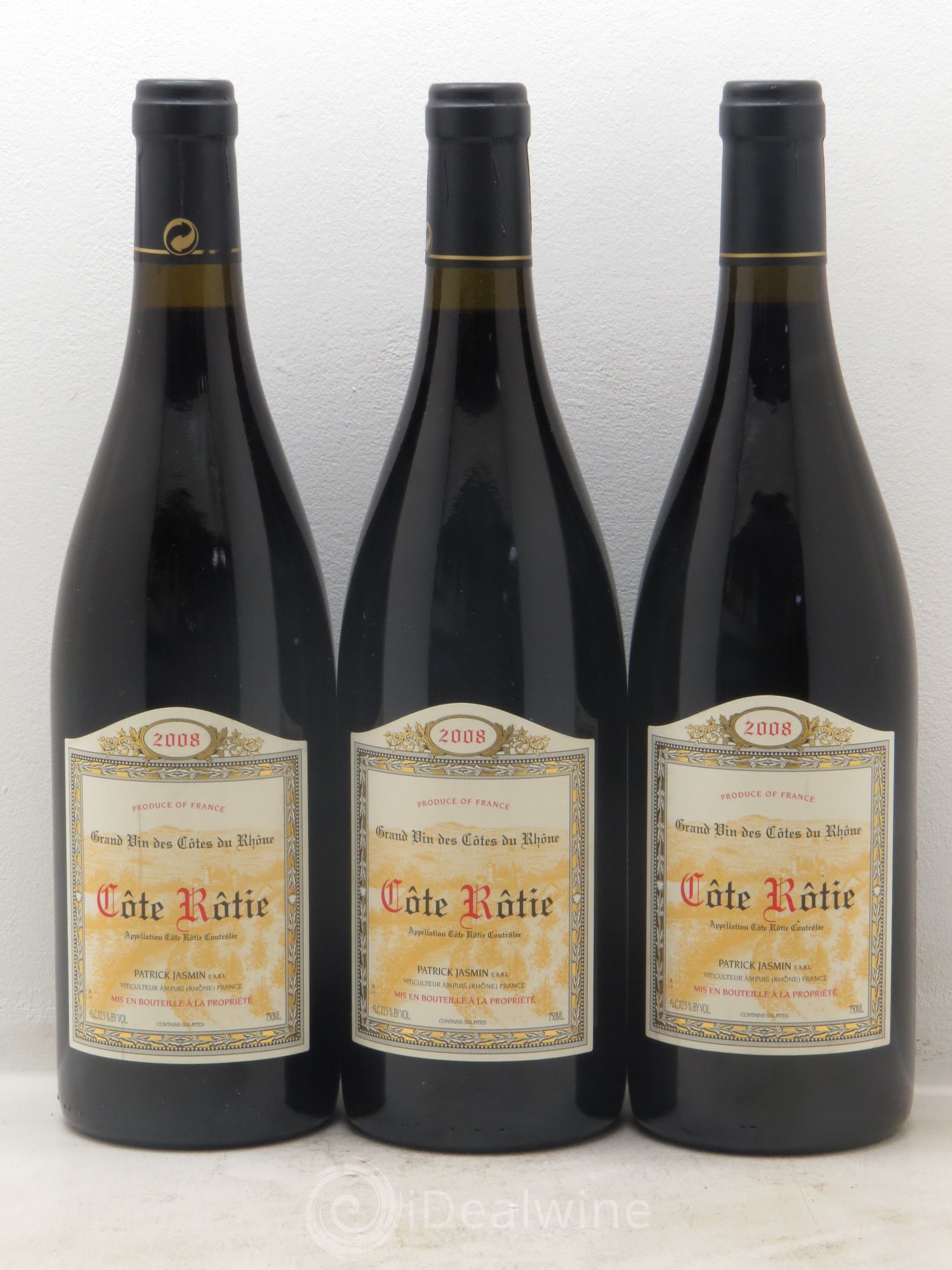 Côte-Rôtie Jasmin (Domaine) 2008 - Lot de 3 bouteilles - 0