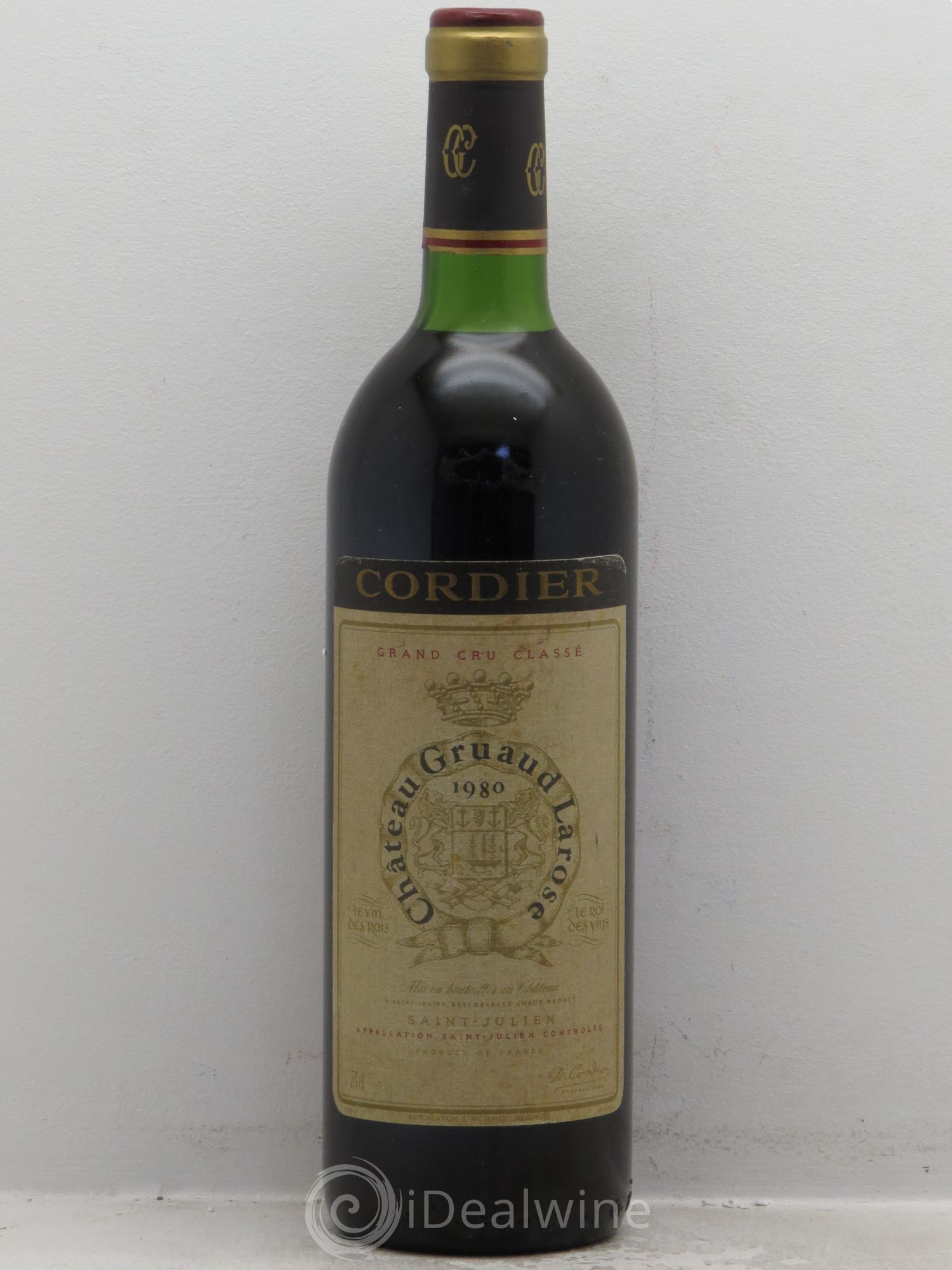 Château Gruaud Larose 2ème Grand Cru Classé 1980 - Lot de 1 bouteille - 0