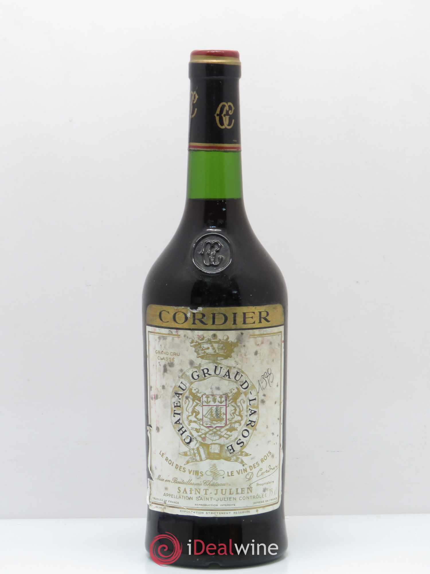 Château Gruaud Larose 2ème Grand Cru Classé 1978 - Lot de 1 bouteille - 0
