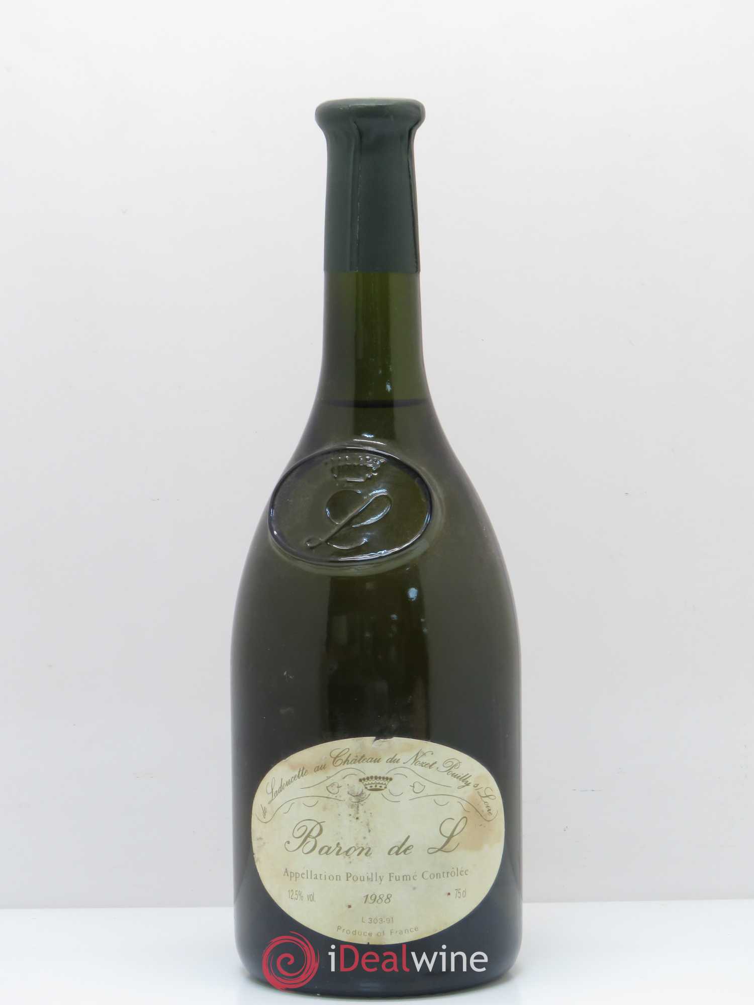Pouilly-Fumé Baron de L Patrick de Ladoucette 1988 - Lot de 1 bouteille - 0