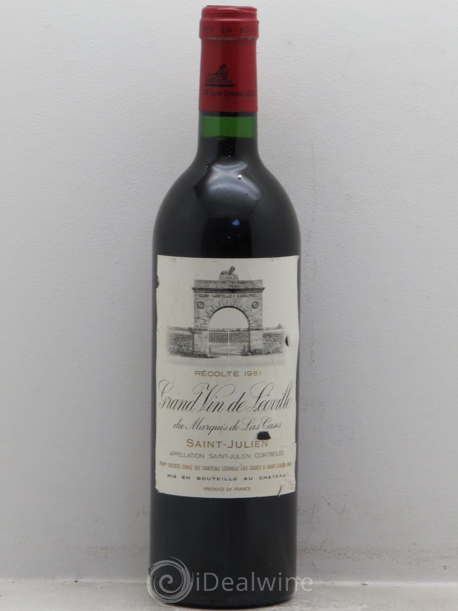 Château Léoville Las Cases 2ème Grand Cru Classé 1981 - Lot de 1 bouteille - 0