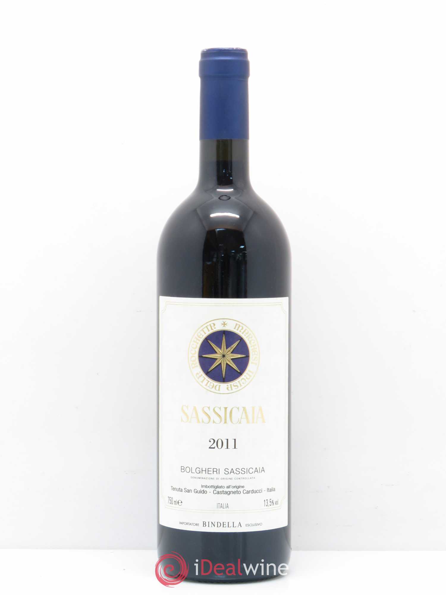 Bolgheri DOC Sassicaia Tenuta San Guido 2011 - Lot de 1 bouteille - 0