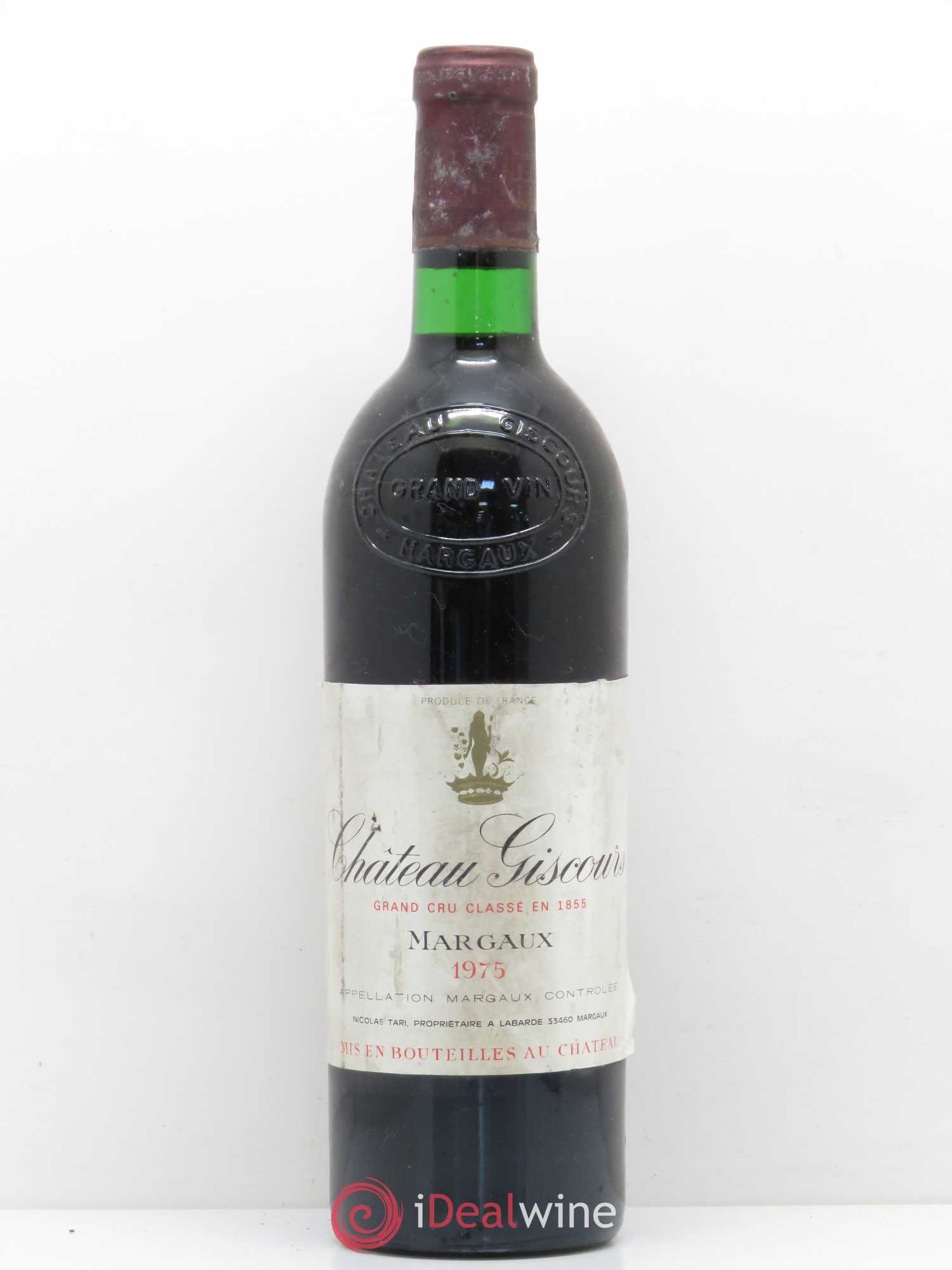 Château Giscours 3ème Grand Cru Classé 1975 - Lot de 1 bouteille - 0